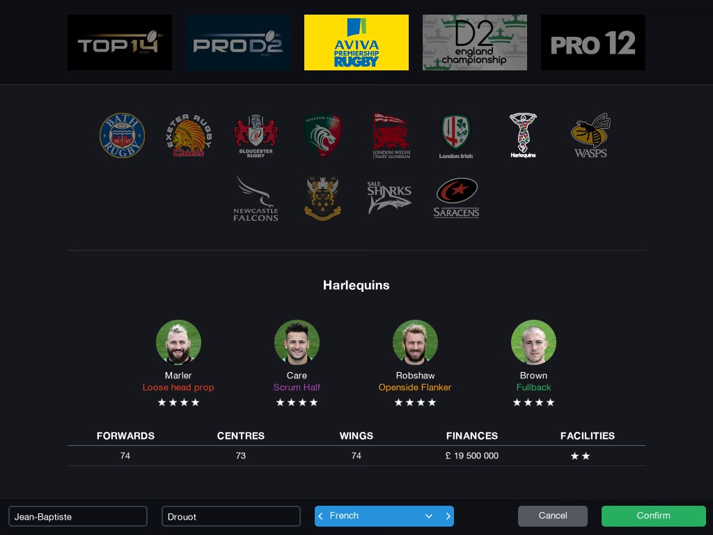 Pro Rugby Manager 2015 screenshot 11