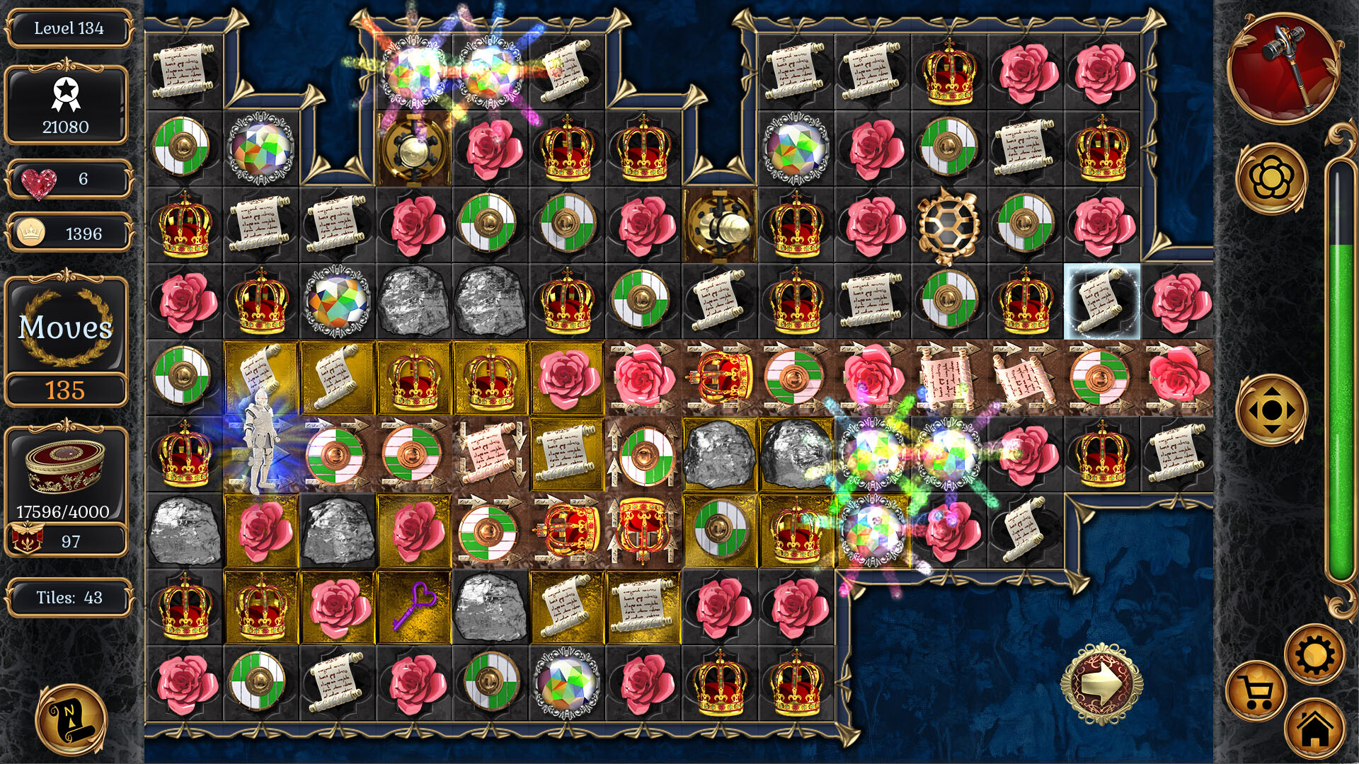 Jewel Match Origins 3 - Camelot Castle Collector's Edition screenshot 5