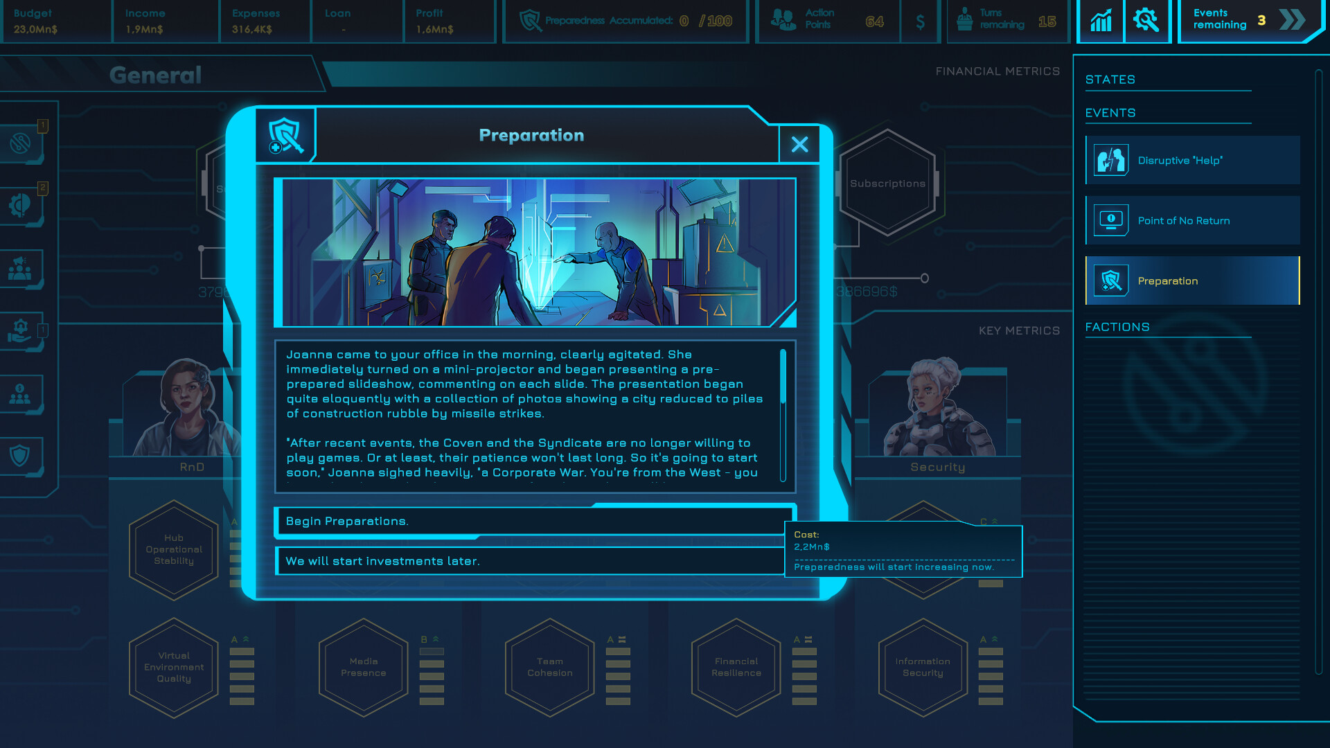 CEO Sim: Cyberpunk screenshot 4
