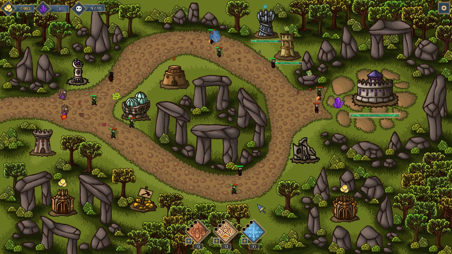 Broken Lands - Tower Defense screenshot 1