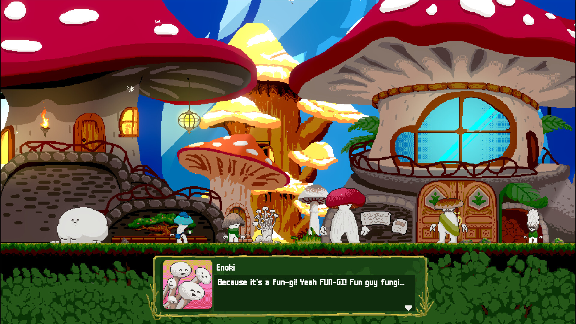 Mushroom Kid's Big Grass Sword screenshot 2