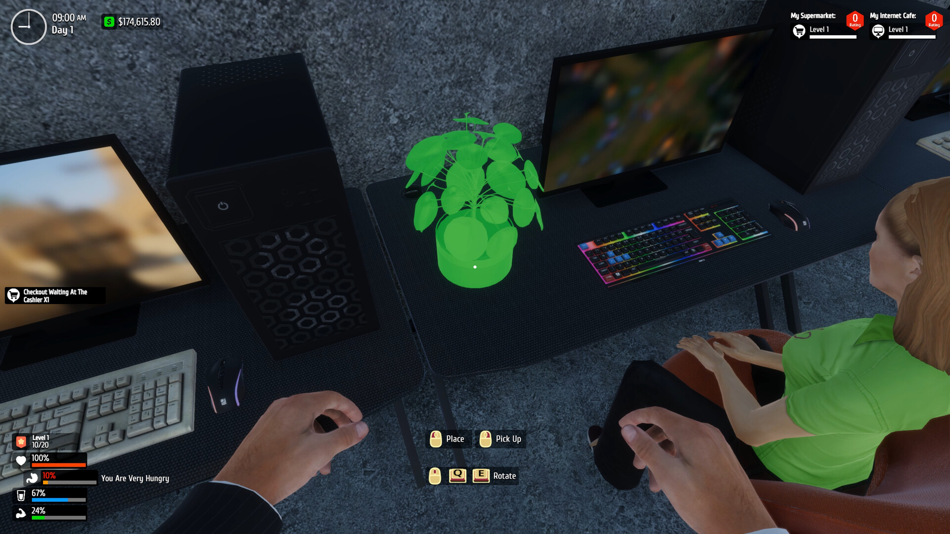 Supermarket & Internet Cafe Simulator screenshot 5
