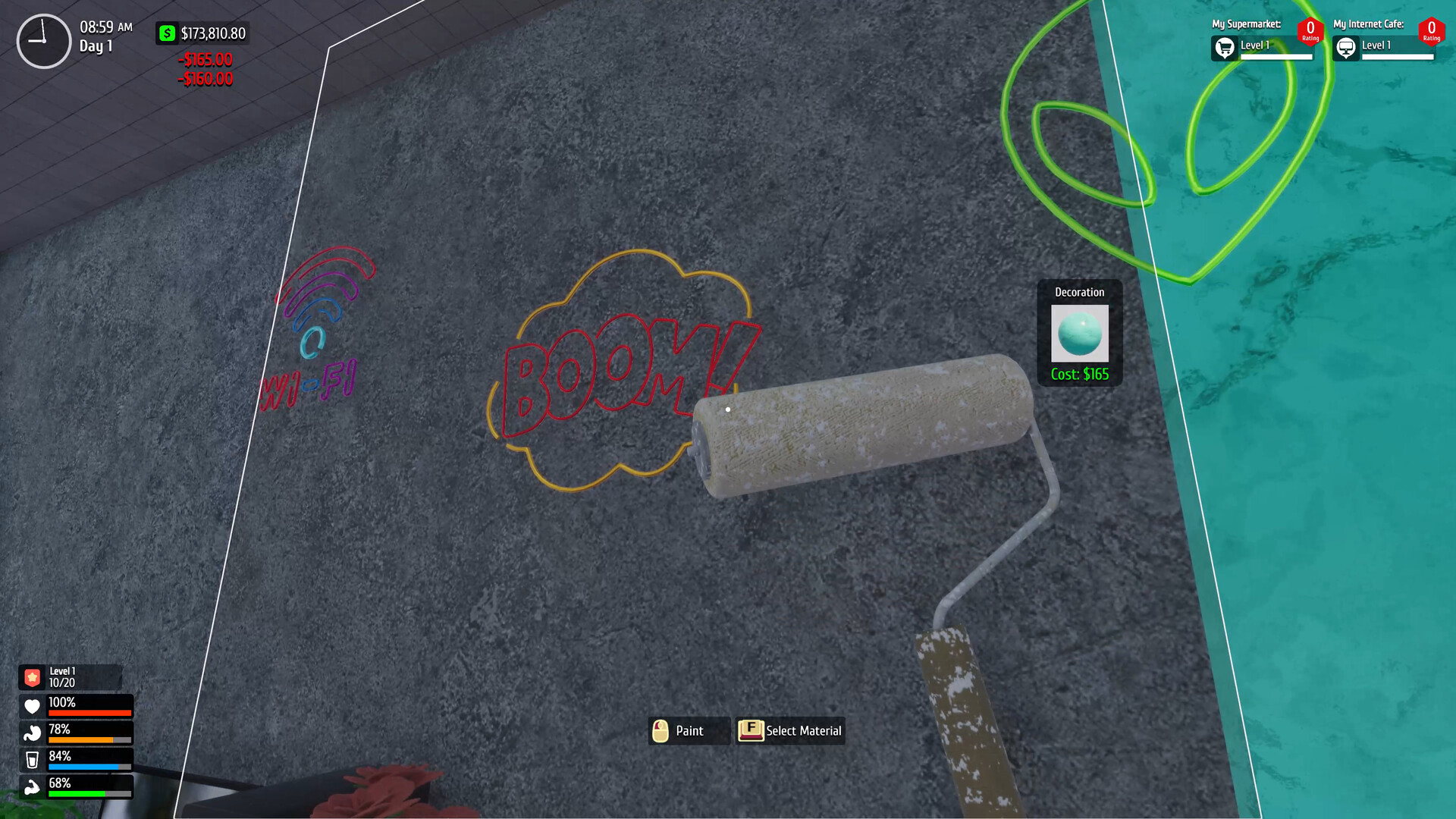Supermarket & Internet Cafe Simulator screenshot 9