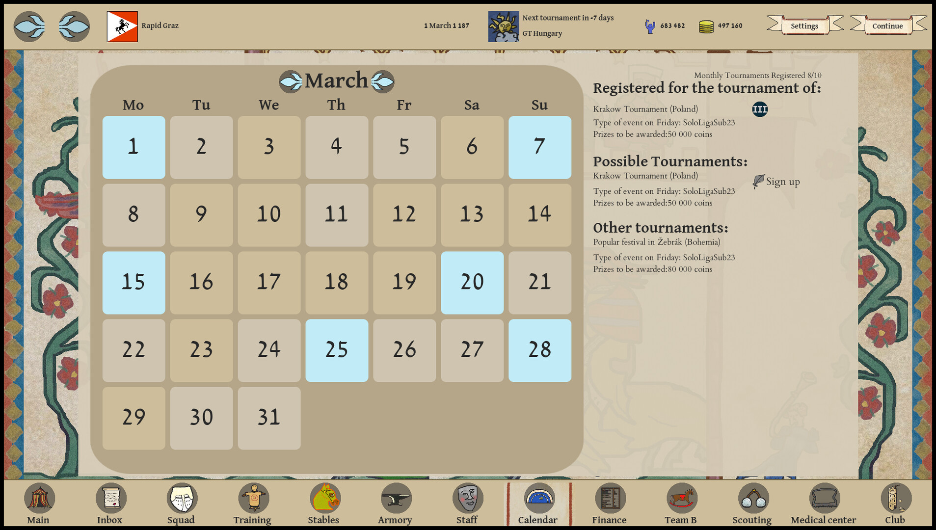 Jousting Manager screenshot 10