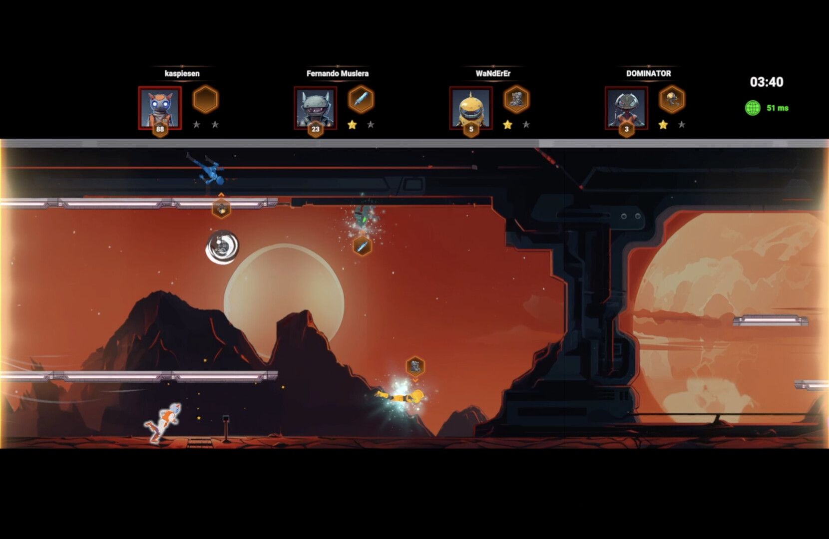 Swing Into Zero-G: Space Parkour Race screenshot 1