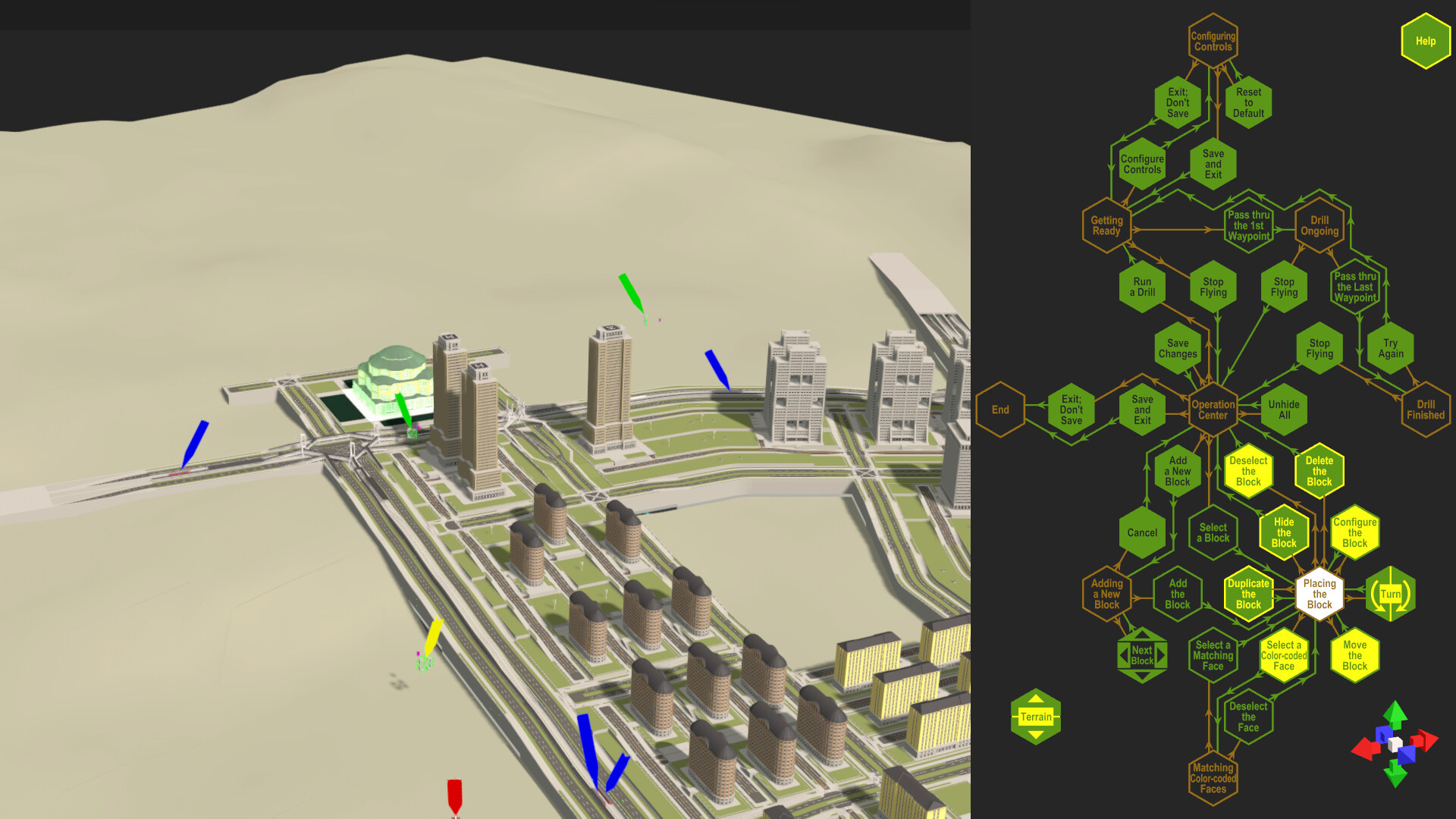 Building Block Cities - Fire Copter Drills screenshot 3