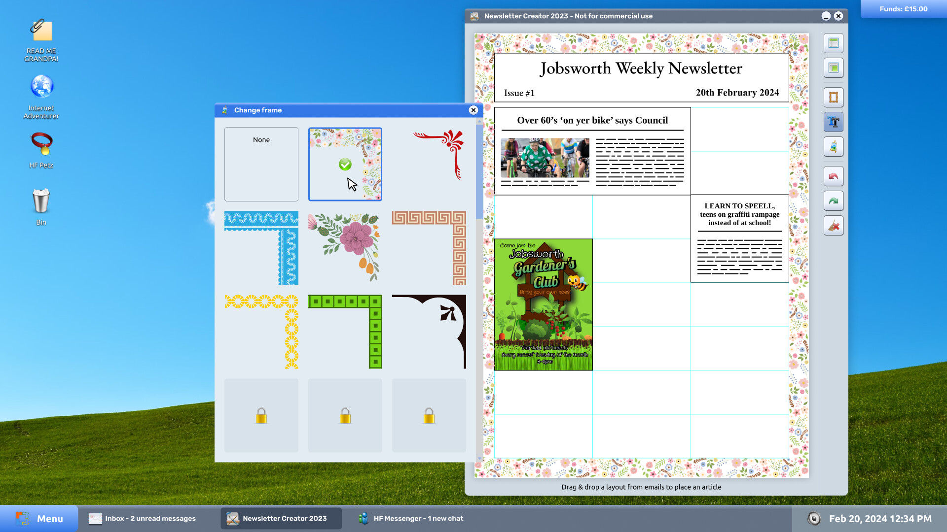 Jobsworth Weekly screenshot 2
