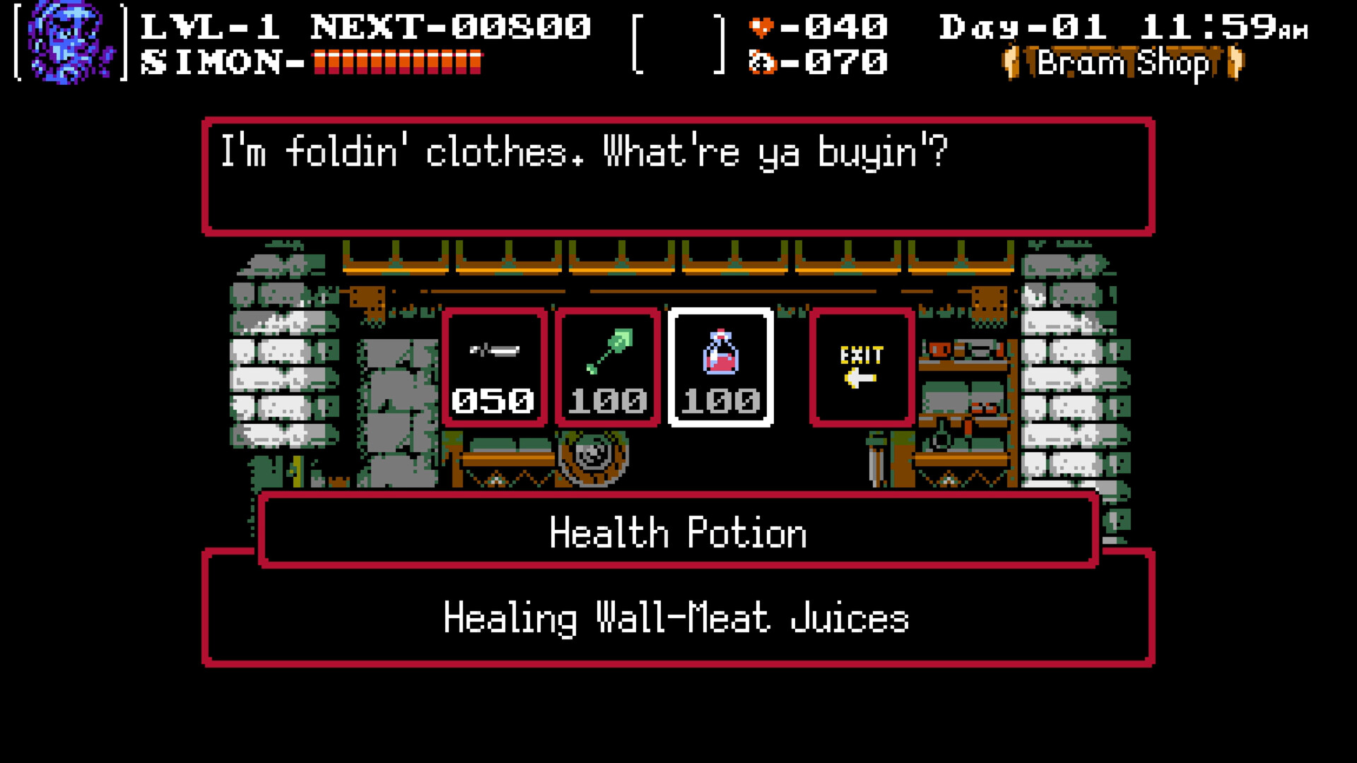 The Transylvania Adventure of Simon Quest screenshot 3