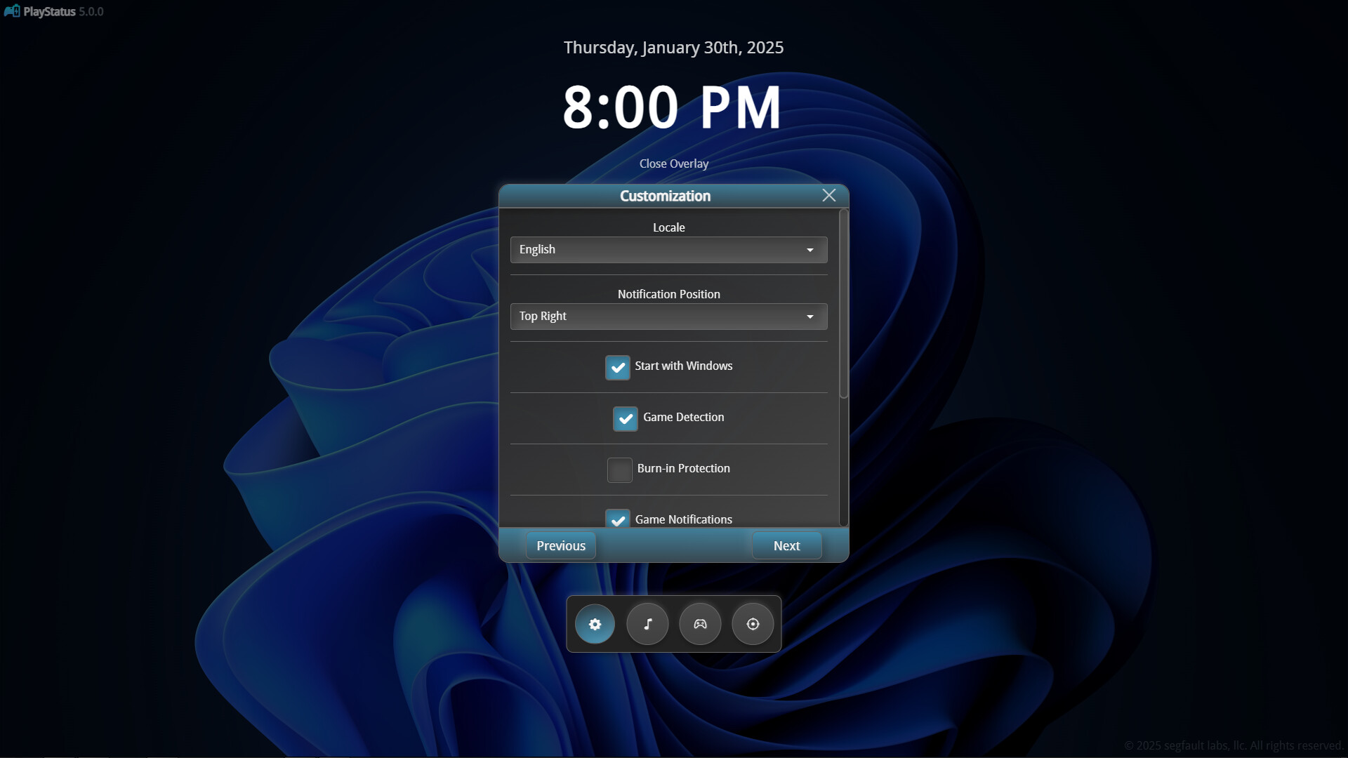 PlayStatus - Media & Controller Battery Overlay screenshot 16