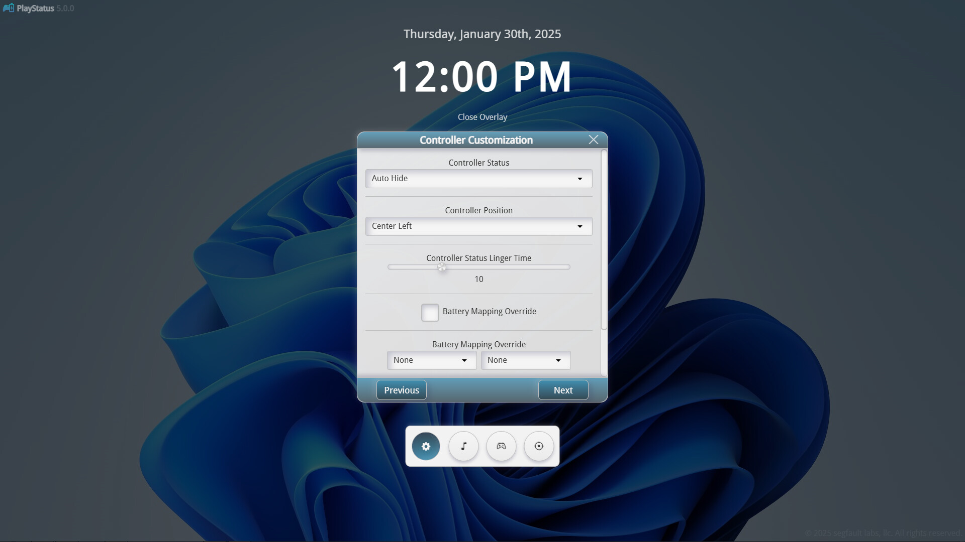 PlayStatus - Media & Controller Battery Overlay screenshot 14