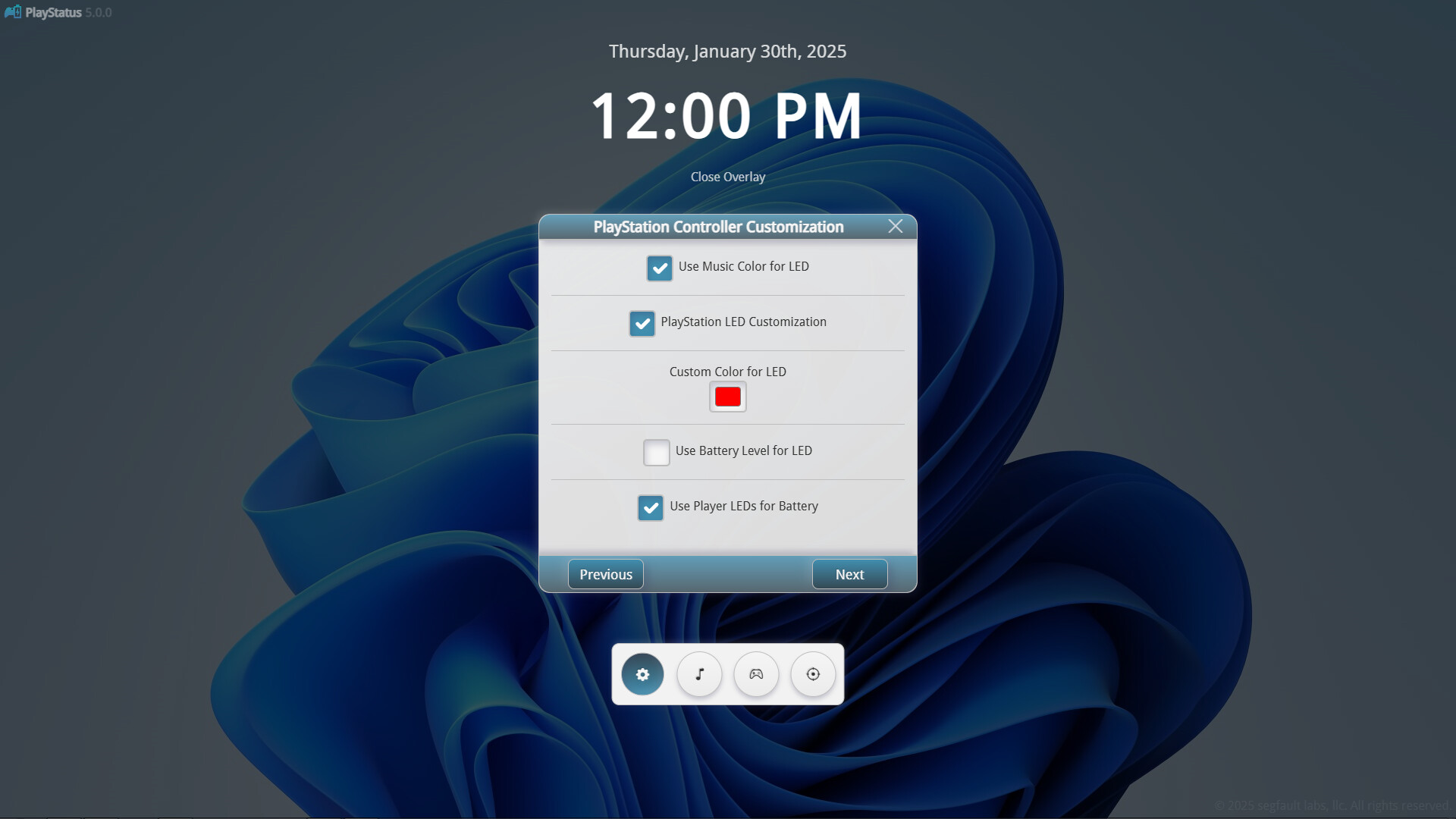 PlayStatus - Media & Controller Battery Overlay screenshot 13