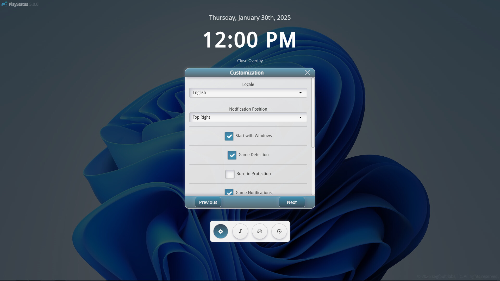 PlayStatus - Media & Controller Battery Overlay screenshot 12