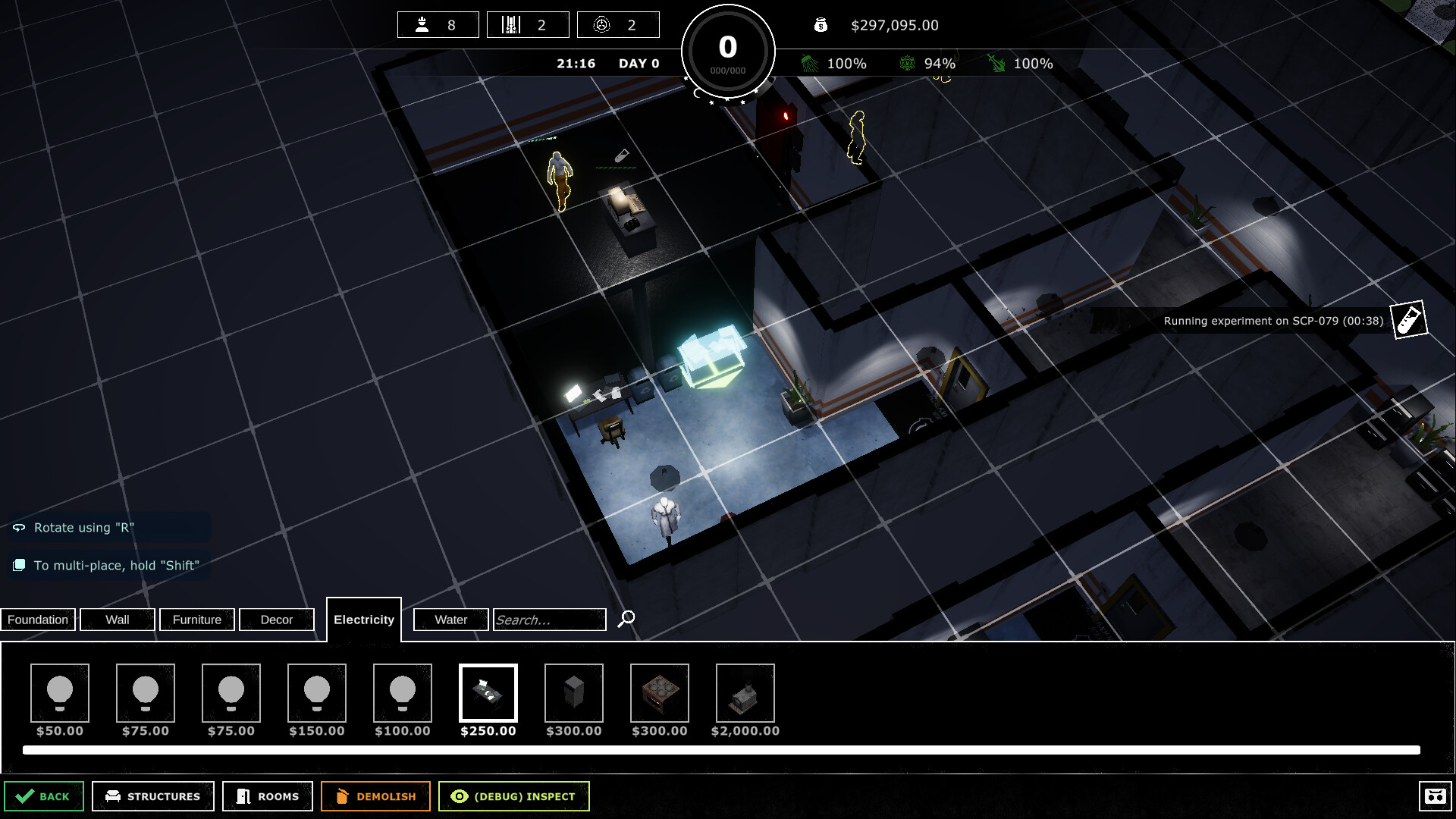 SCP New Management screenshot 2