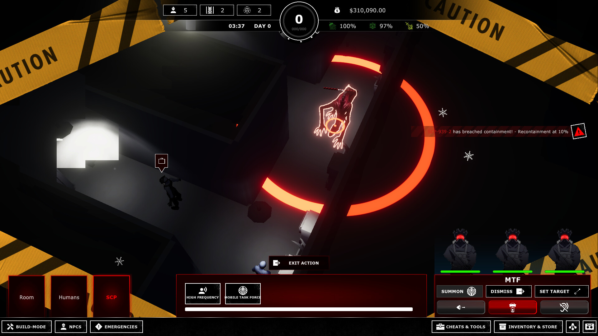 SCP New Management screenshot 1