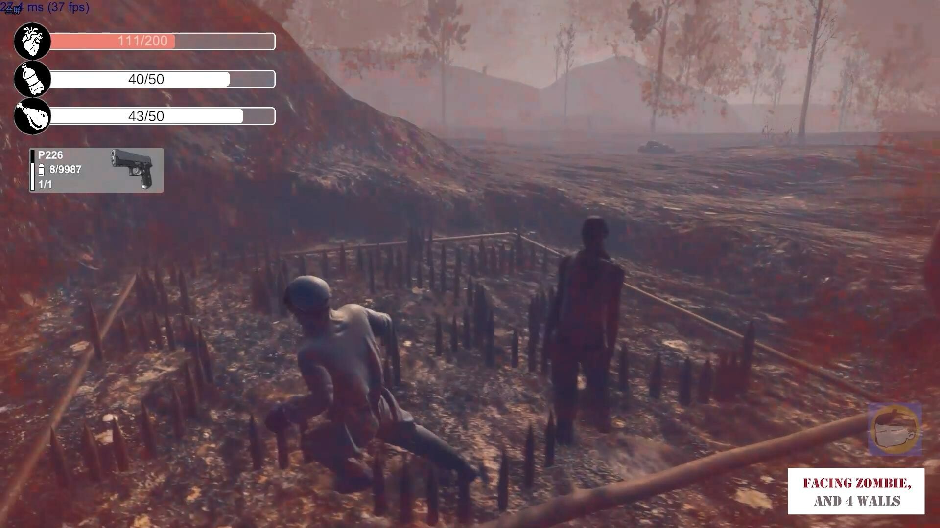 Facing Zombie,and 4 Walls screenshot 12