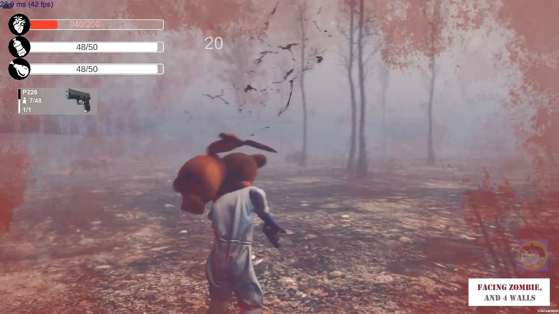 Facing Zombie,and 4 Walls screenshot 2