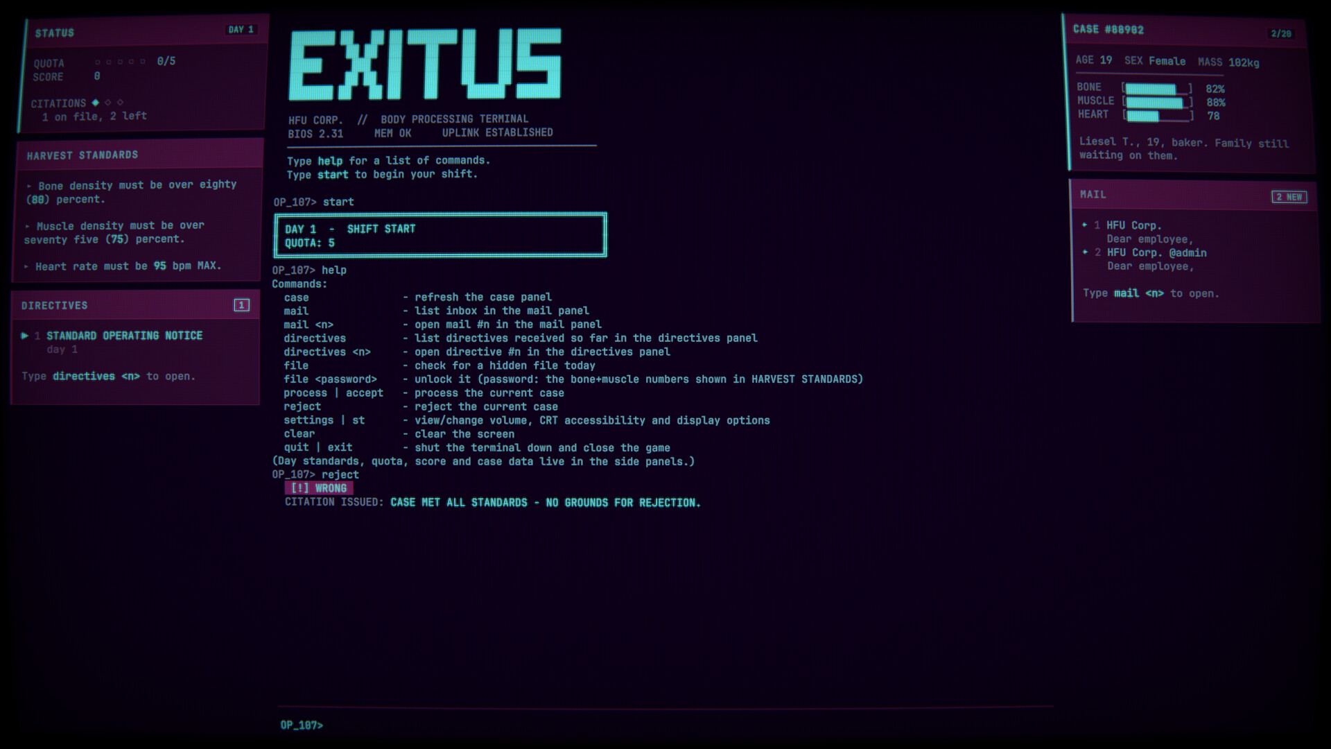 Exitus screenshot 3
