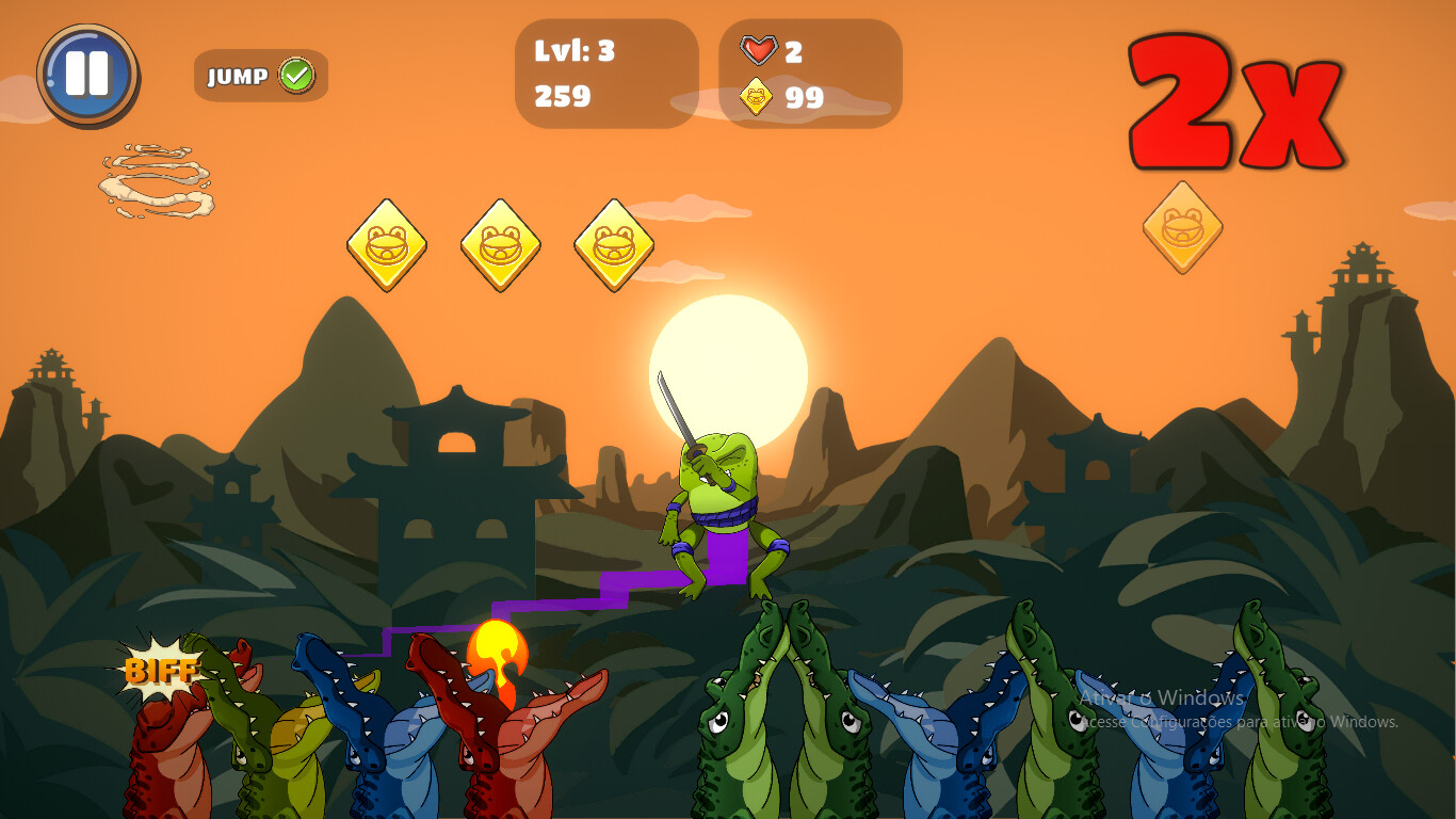 Ninja Frogs screenshot 4