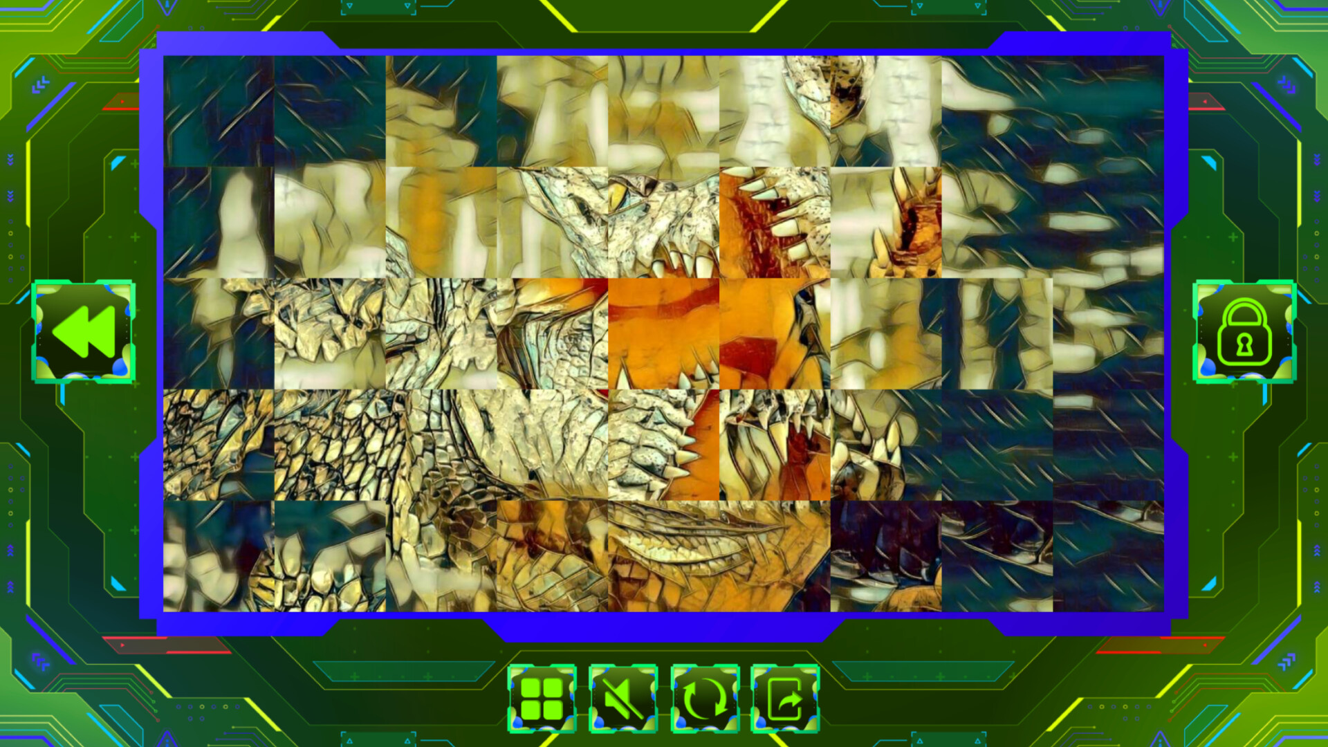Twizzle Puzzle: Reptiles screenshot 1
