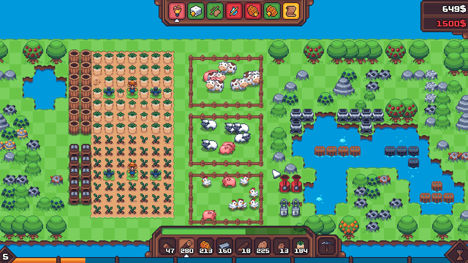 Another Farm Roguelike: Rebirth screenshot 1