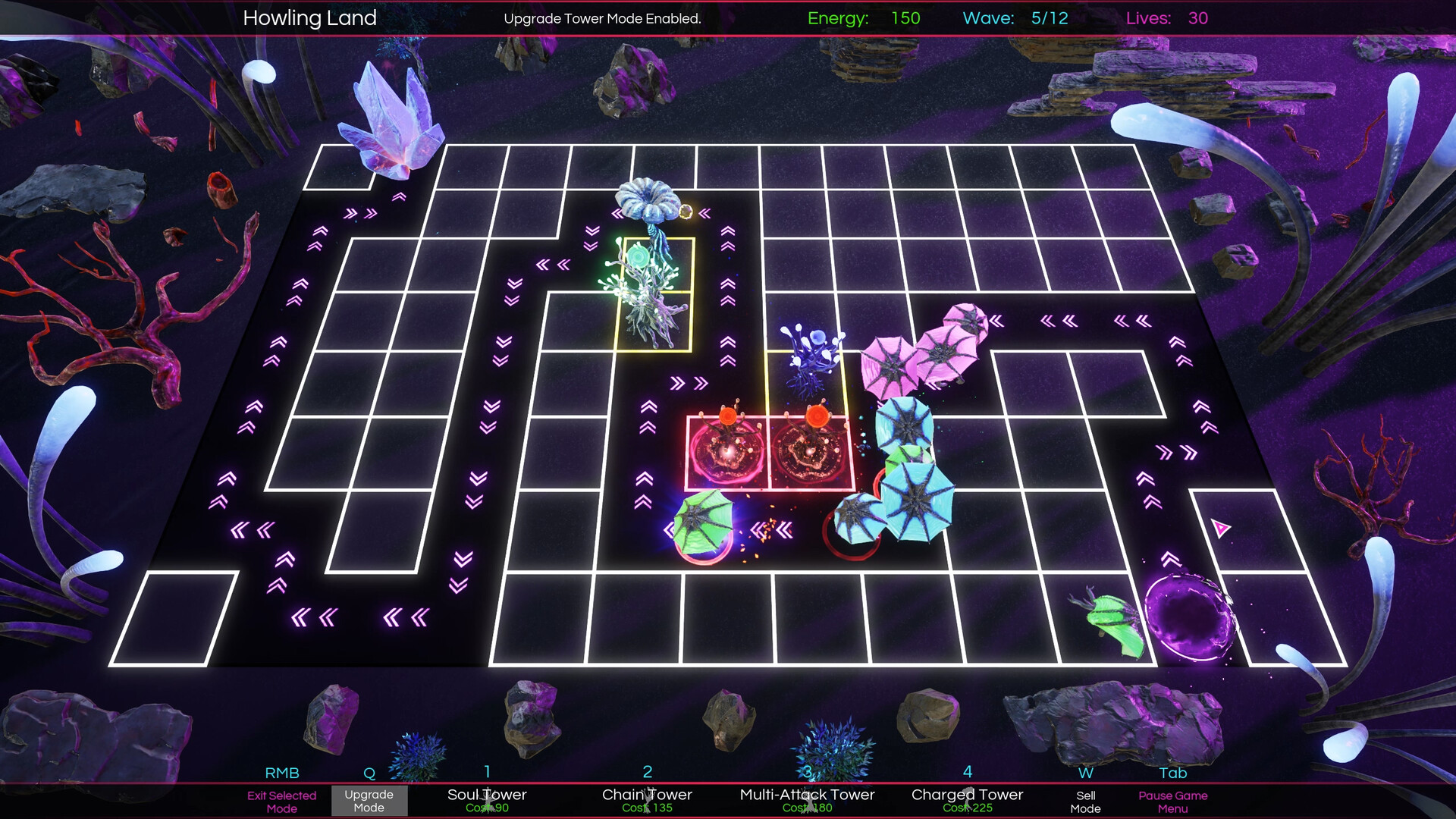 Space Nature Attack Tower Defense screenshot 6