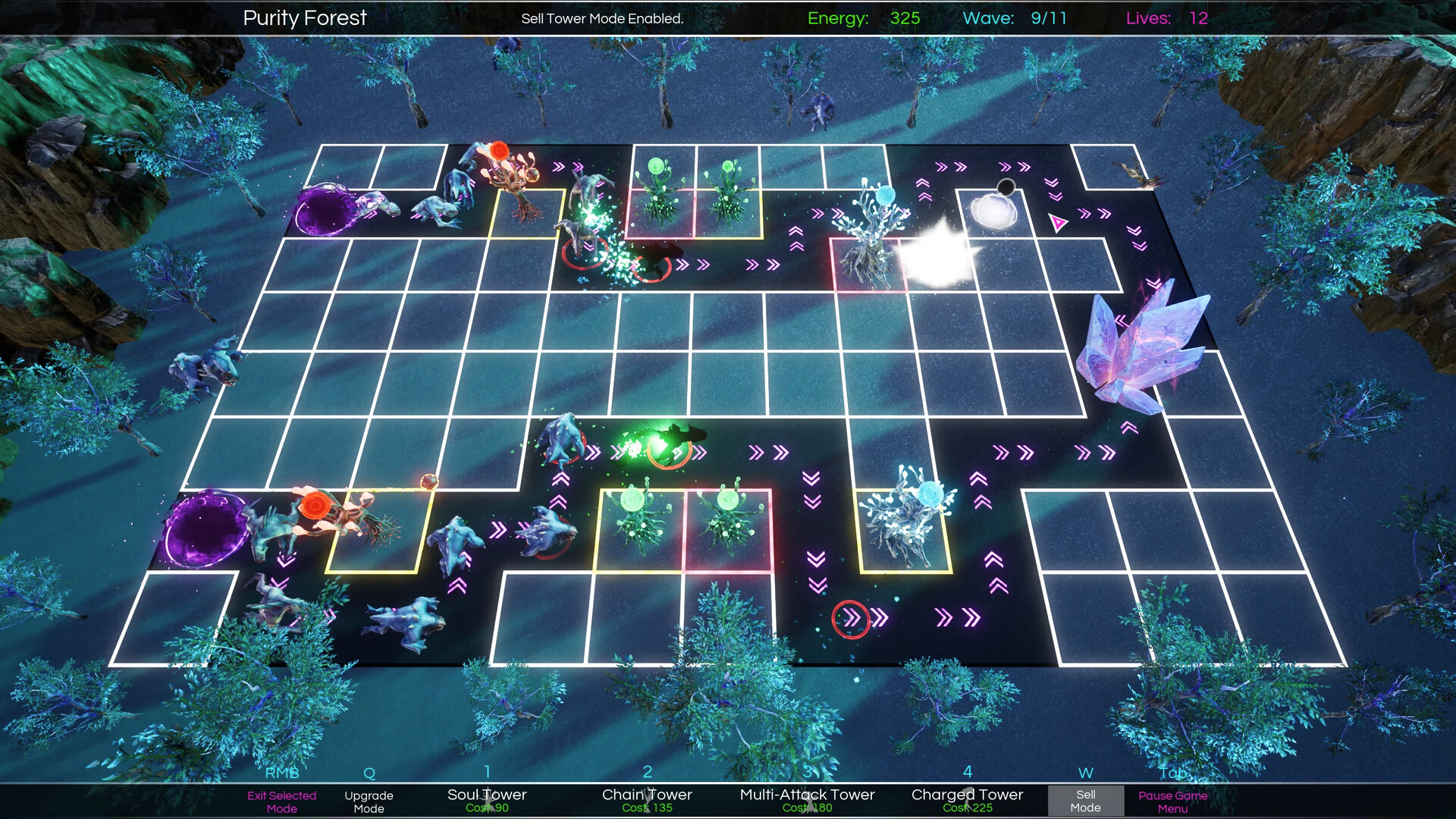 Space Nature Attack Tower Defense screenshot 4