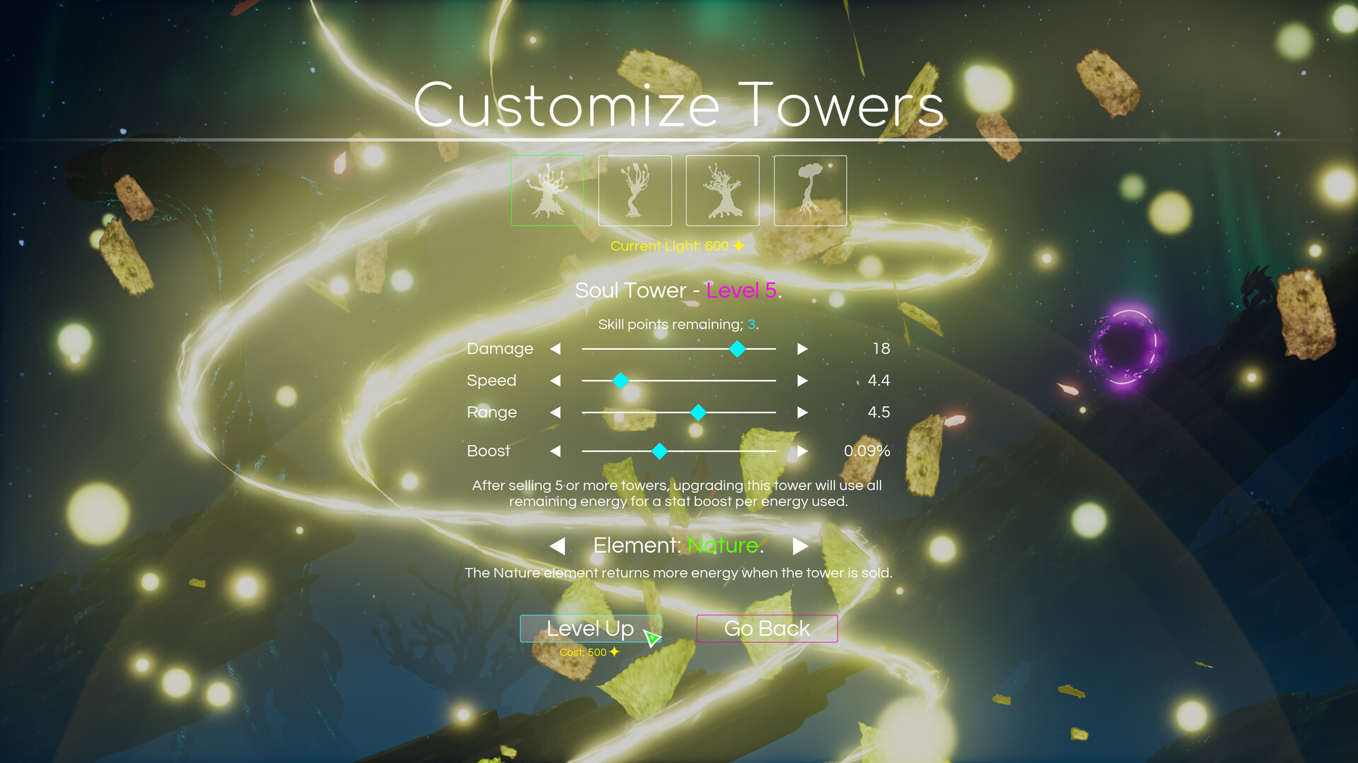 Space Nature Attack Tower Defense screenshot 5