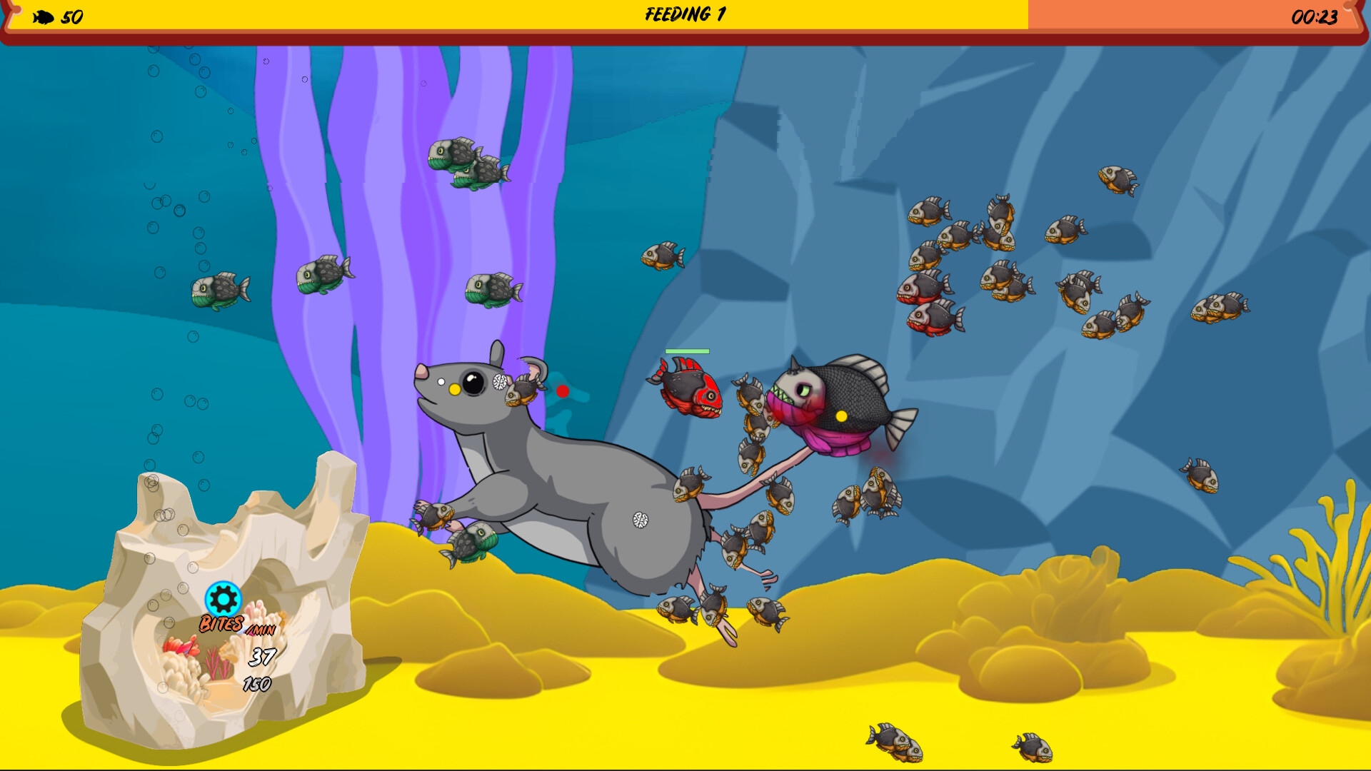 Piranha Feeding screenshot 2