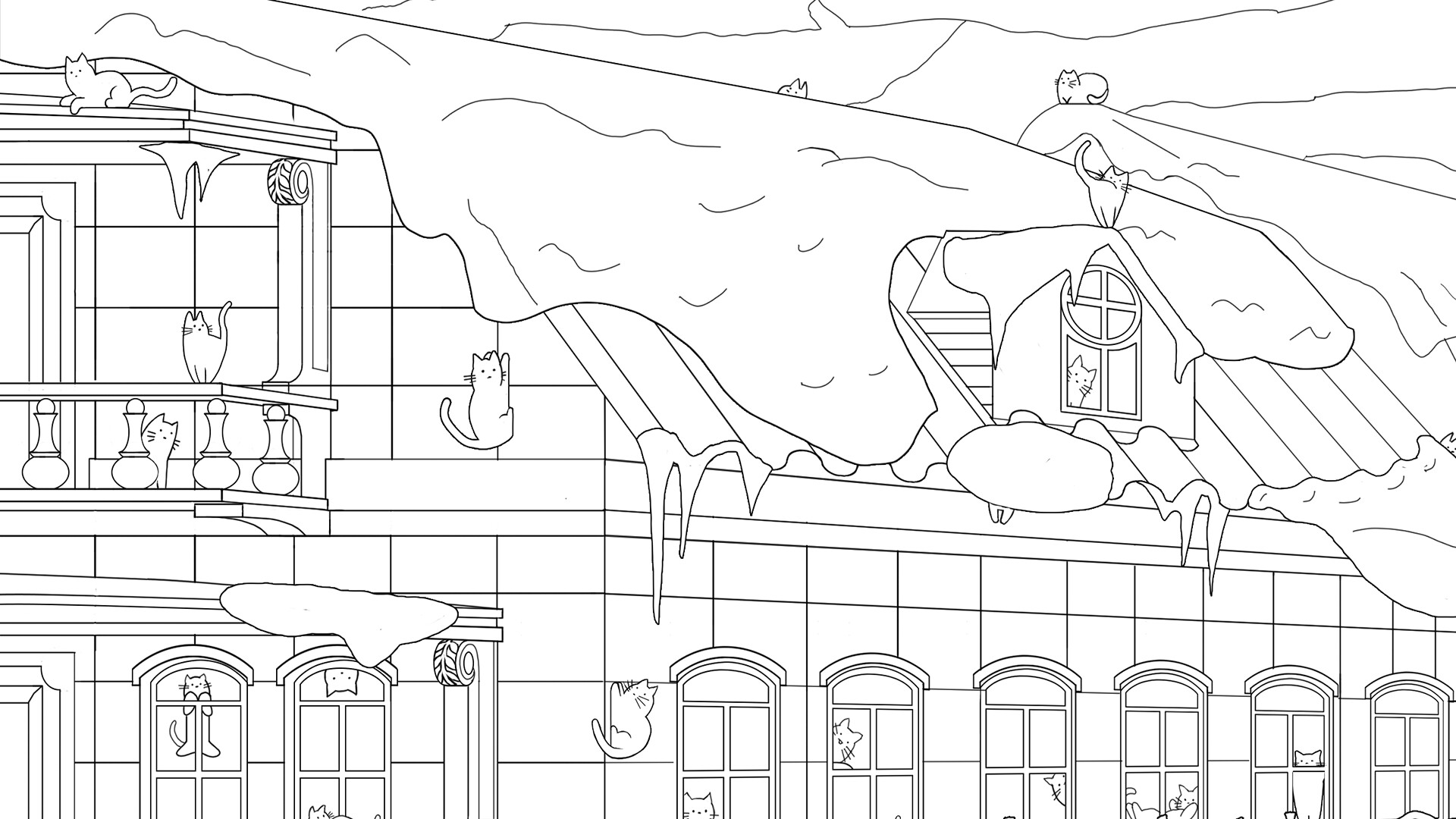 Winter Cats screenshot 2