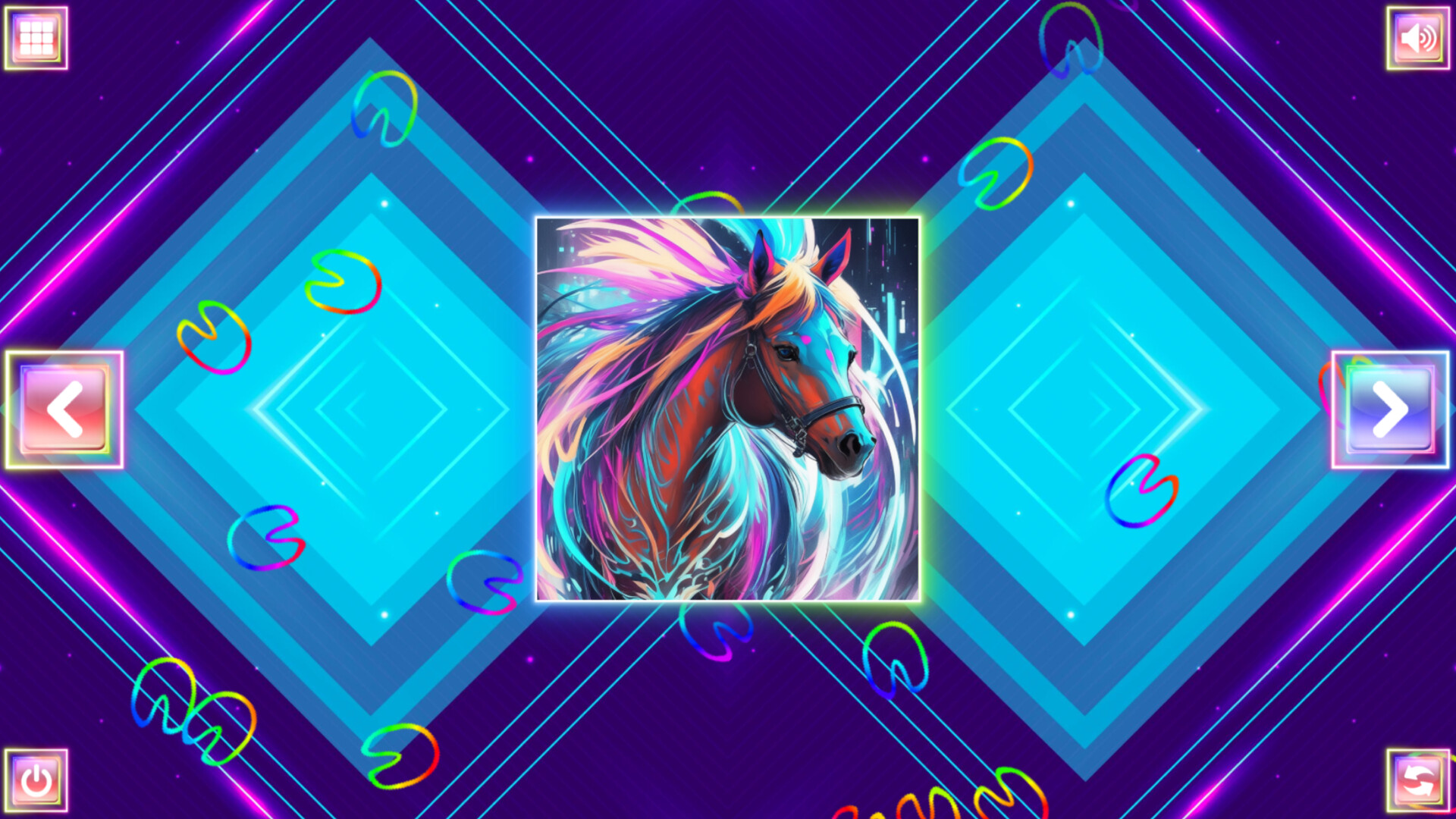 Neon Fantasy: Horses screenshot 8