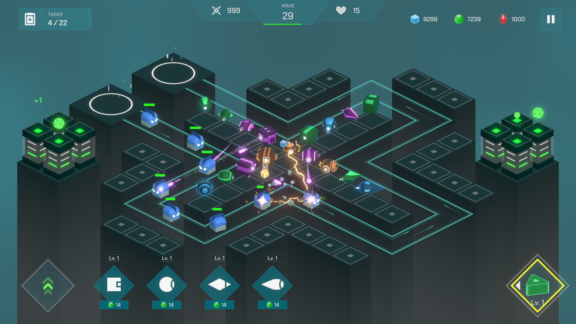 十字防守(X Defense: Timing TD) screenshot 2