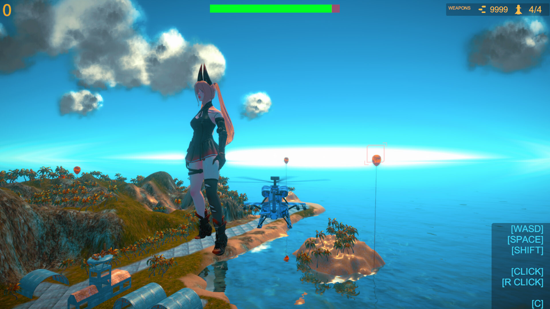 Save Giant Girl from monsters screenshot 2