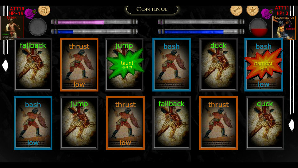 Spartacus Card Game screenshot 1