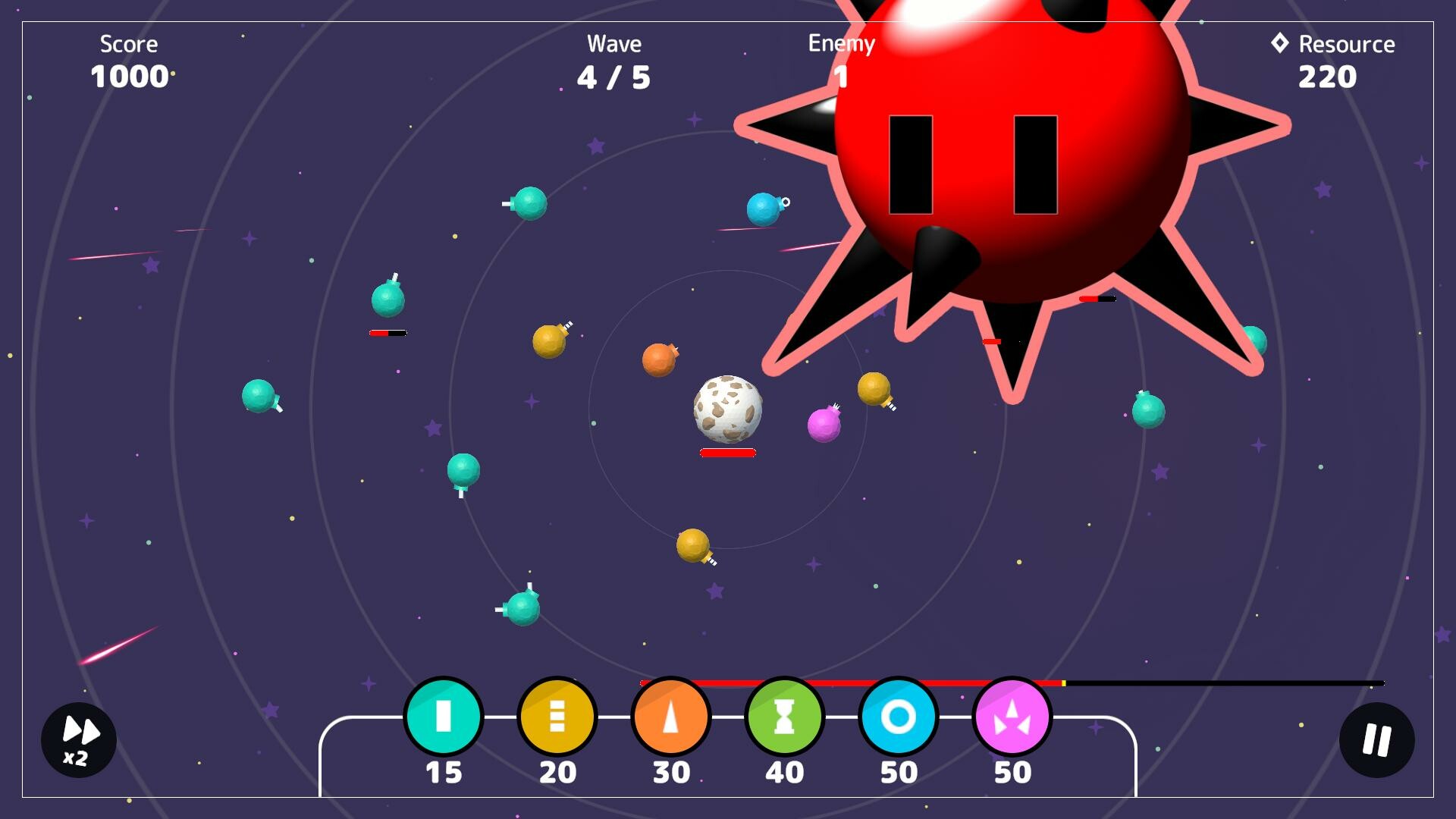 さーきゅらーディフェンス!!～とある辺境惑星開拓事務所、３０日の記録～ screenshot 5