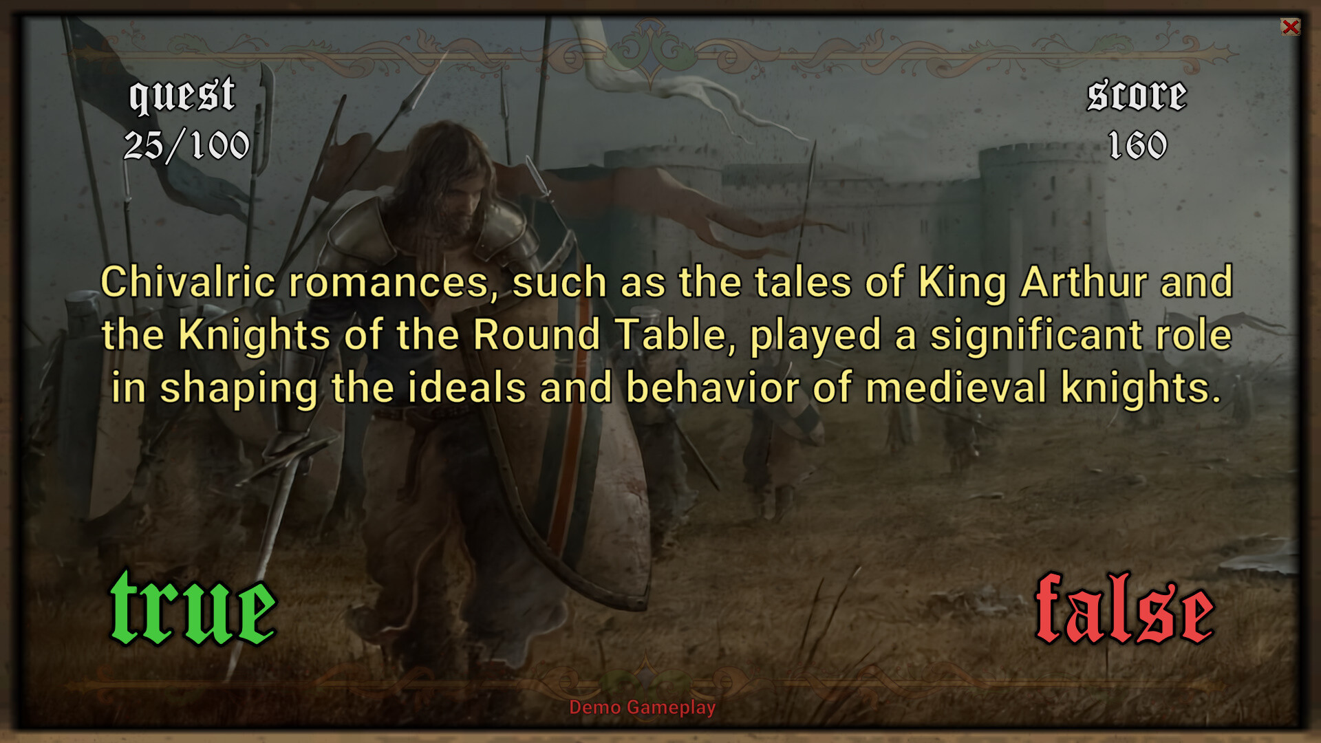 Medieval Questionnaire screenshot 3