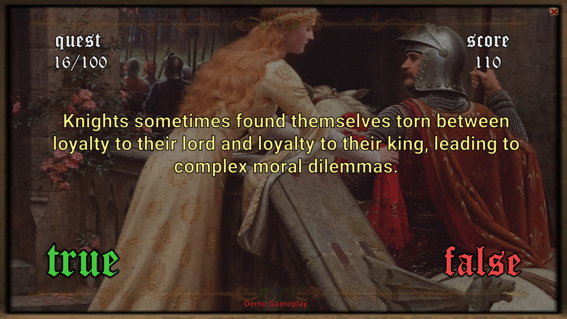 Medieval Questionnaire screenshot 5