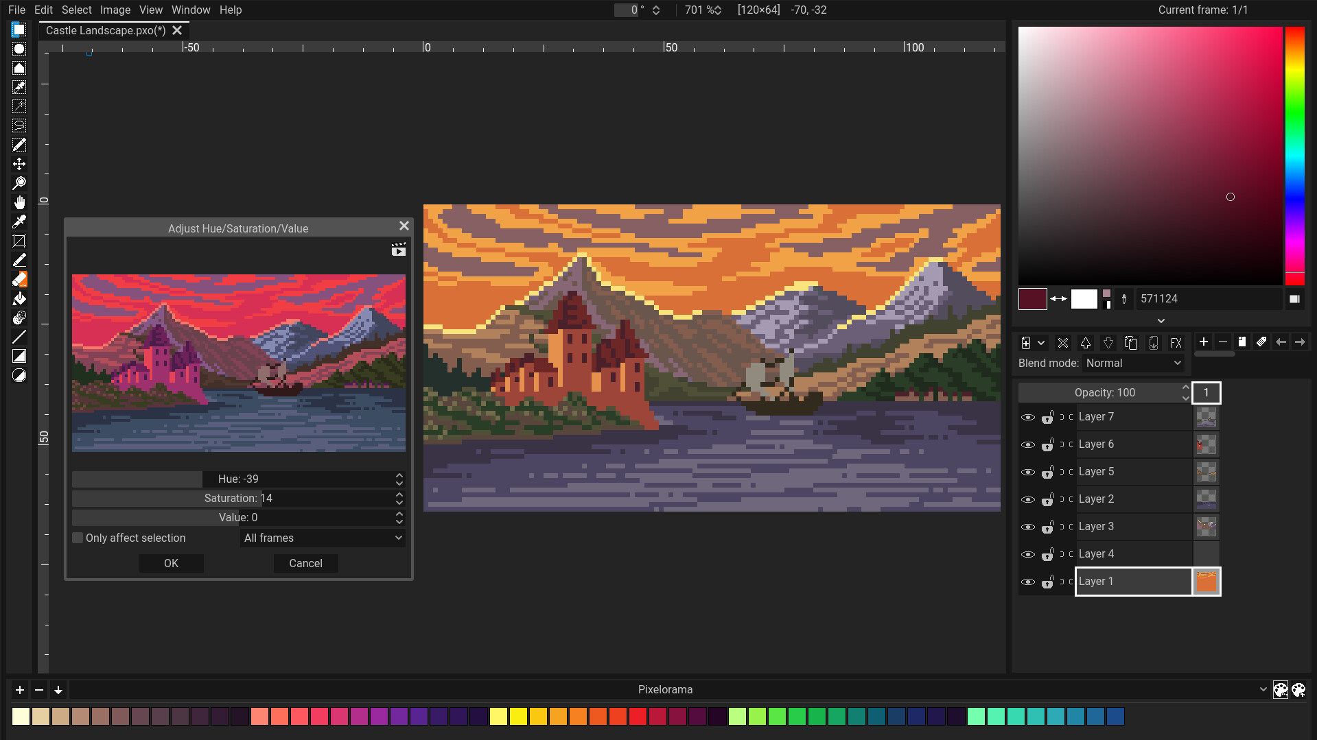 Pixelorama screenshot 3