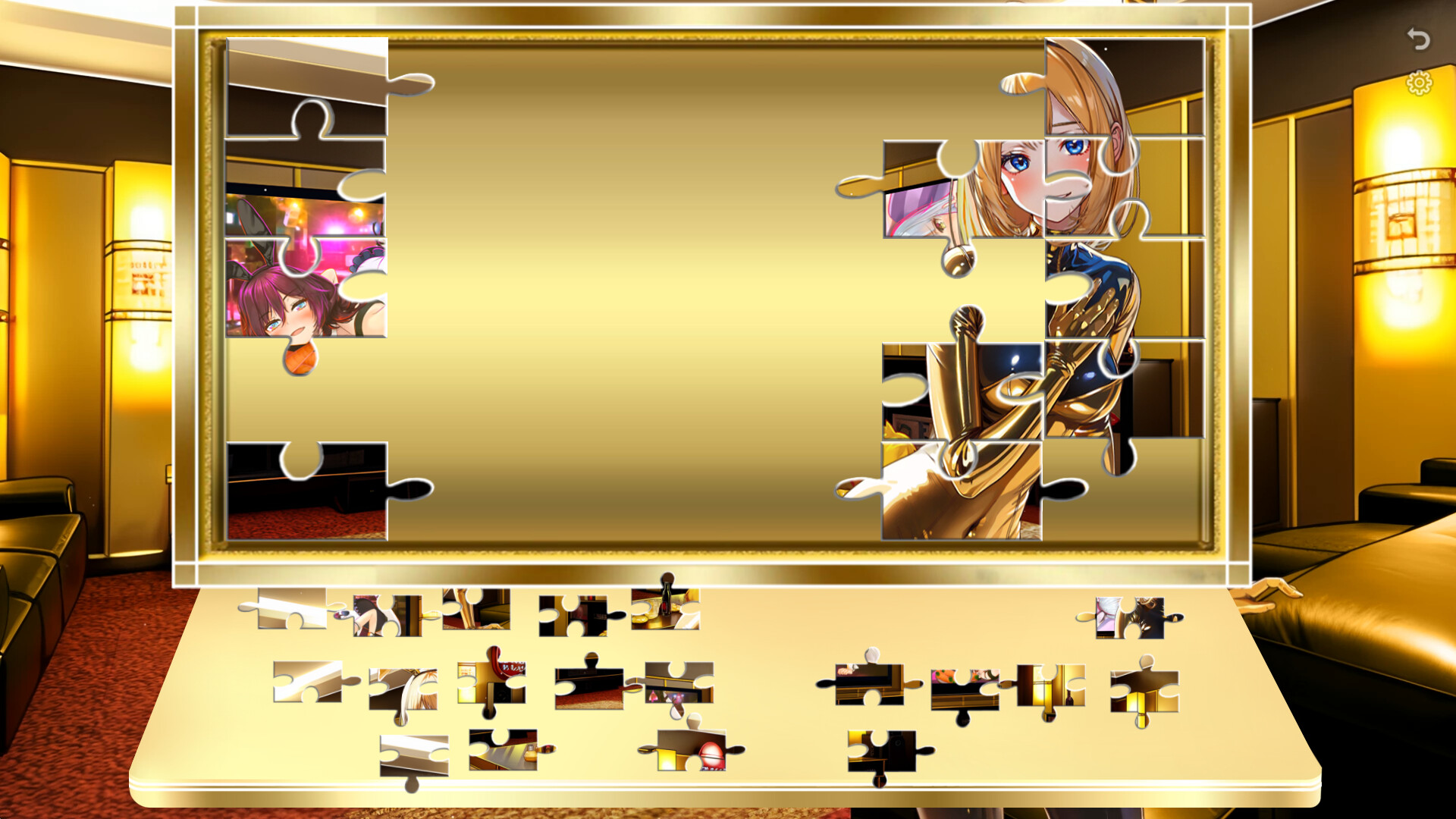 Bunny-girl with Golden tummy screenshot 5
