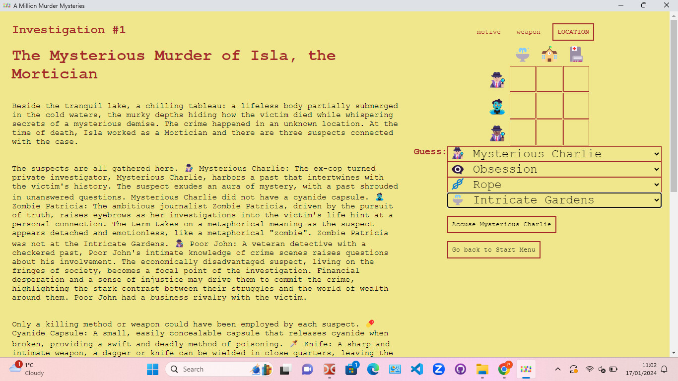 A Million Murder Mysteries screenshot 5