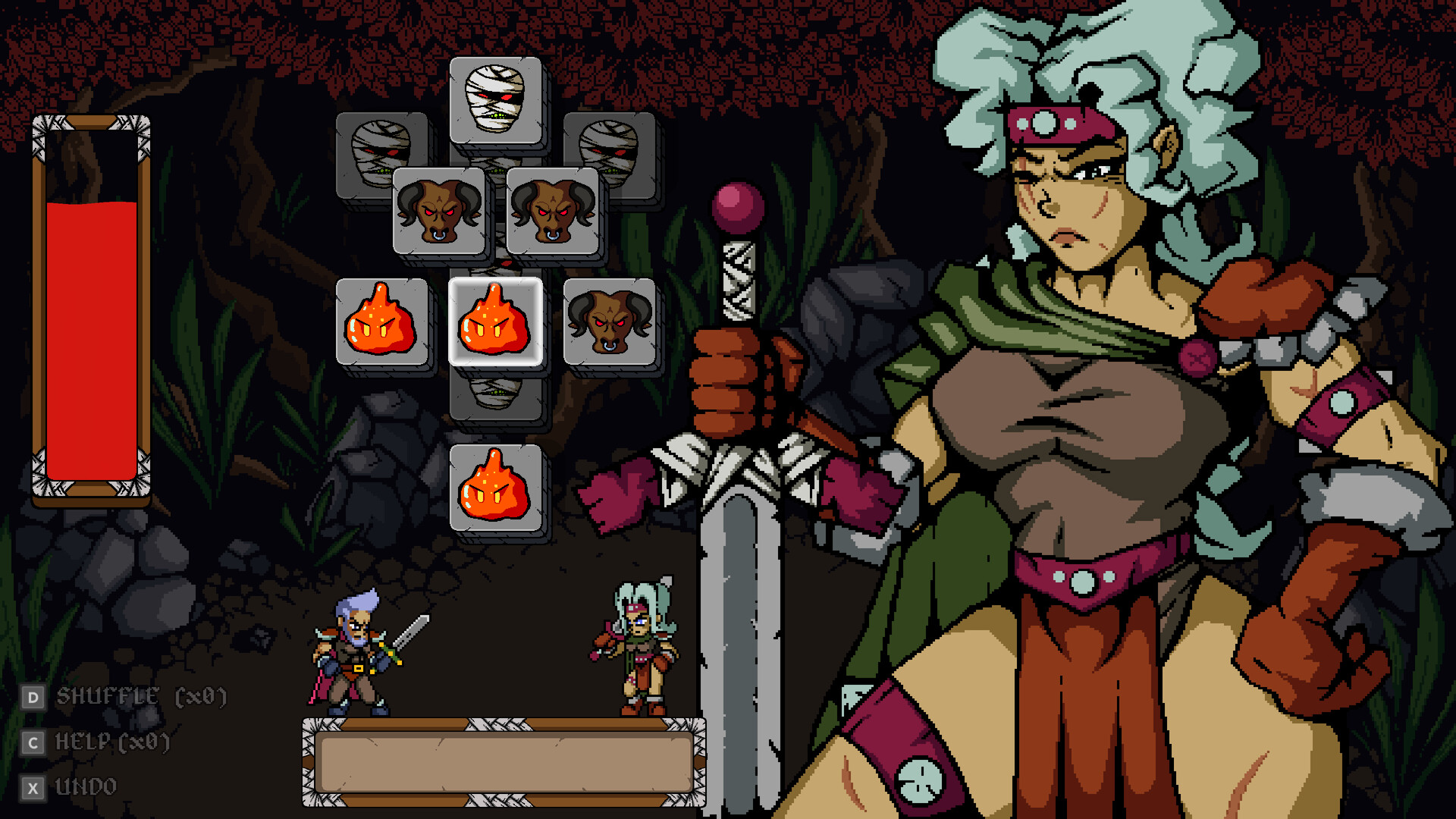 Warriors Waifus Mahjong screenshot 1