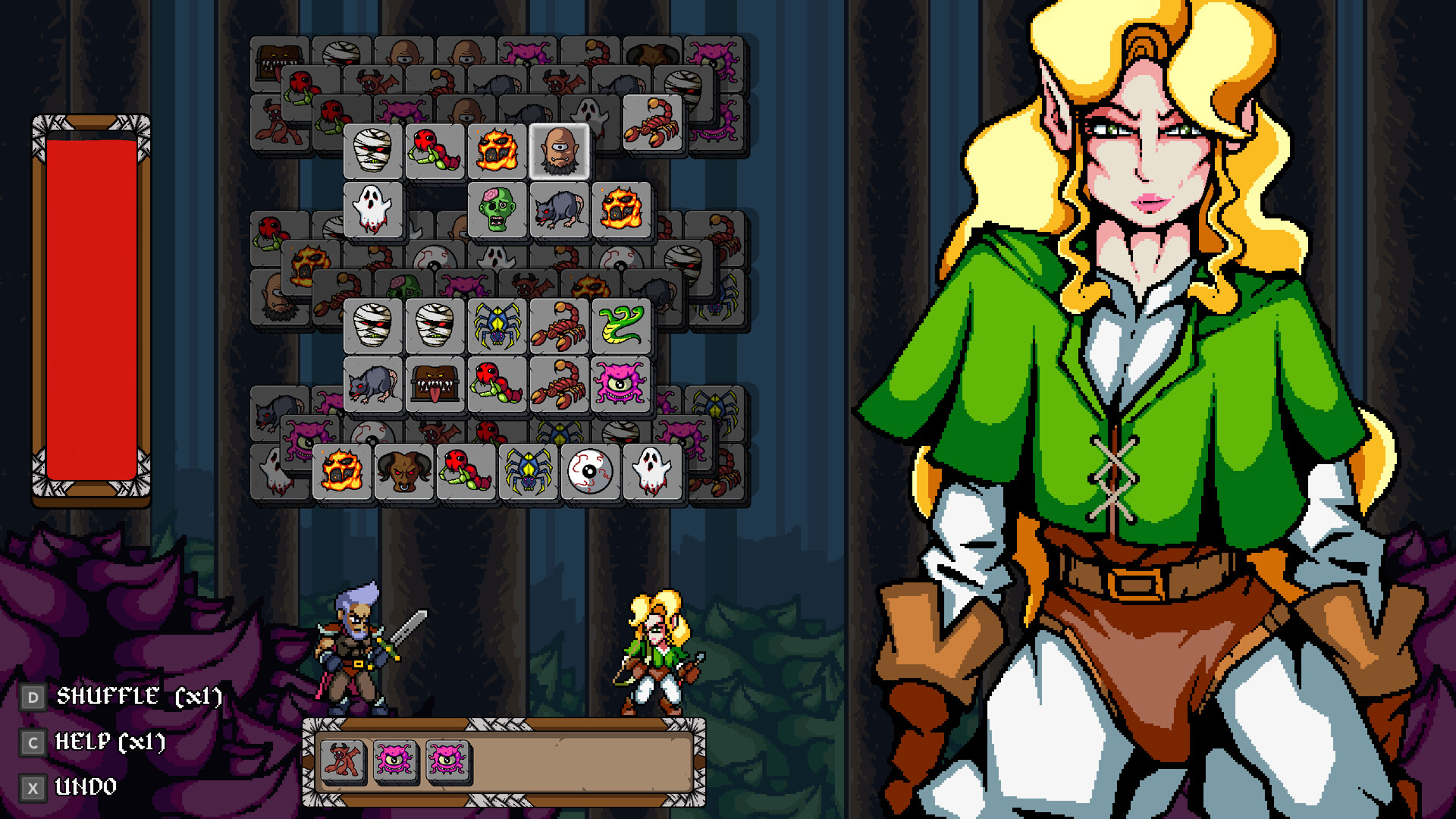 Warriors Waifus Mahjong screenshot 5