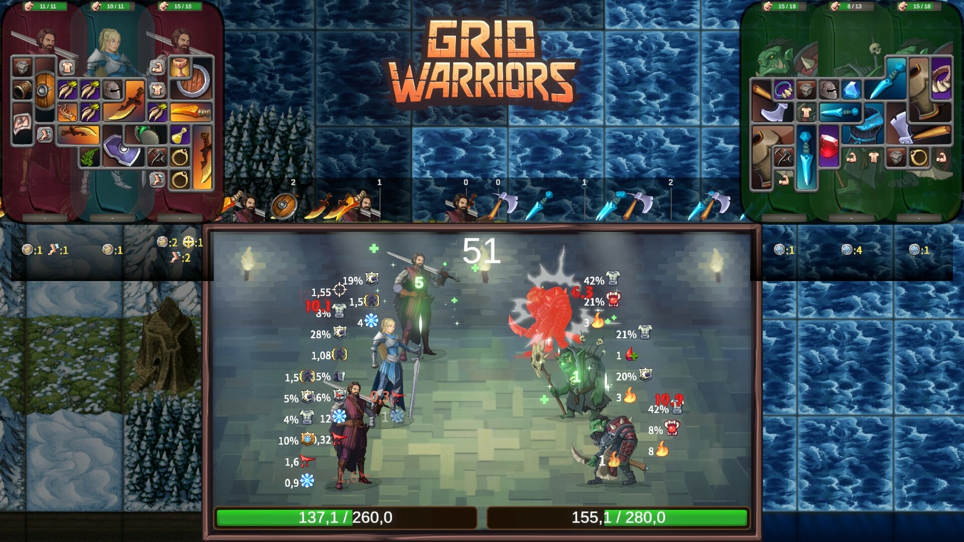 Grid Warriors: Battles screenshot 2