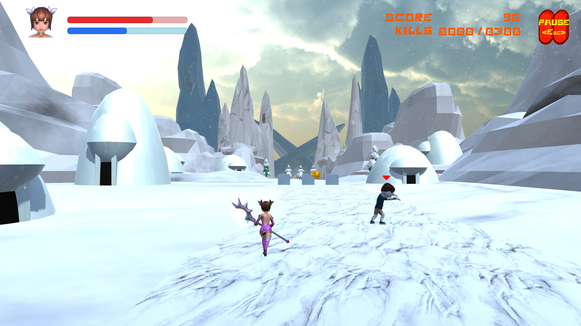 Marmargee Fighter Girl vs. Zombies & Monsters! screenshot 9