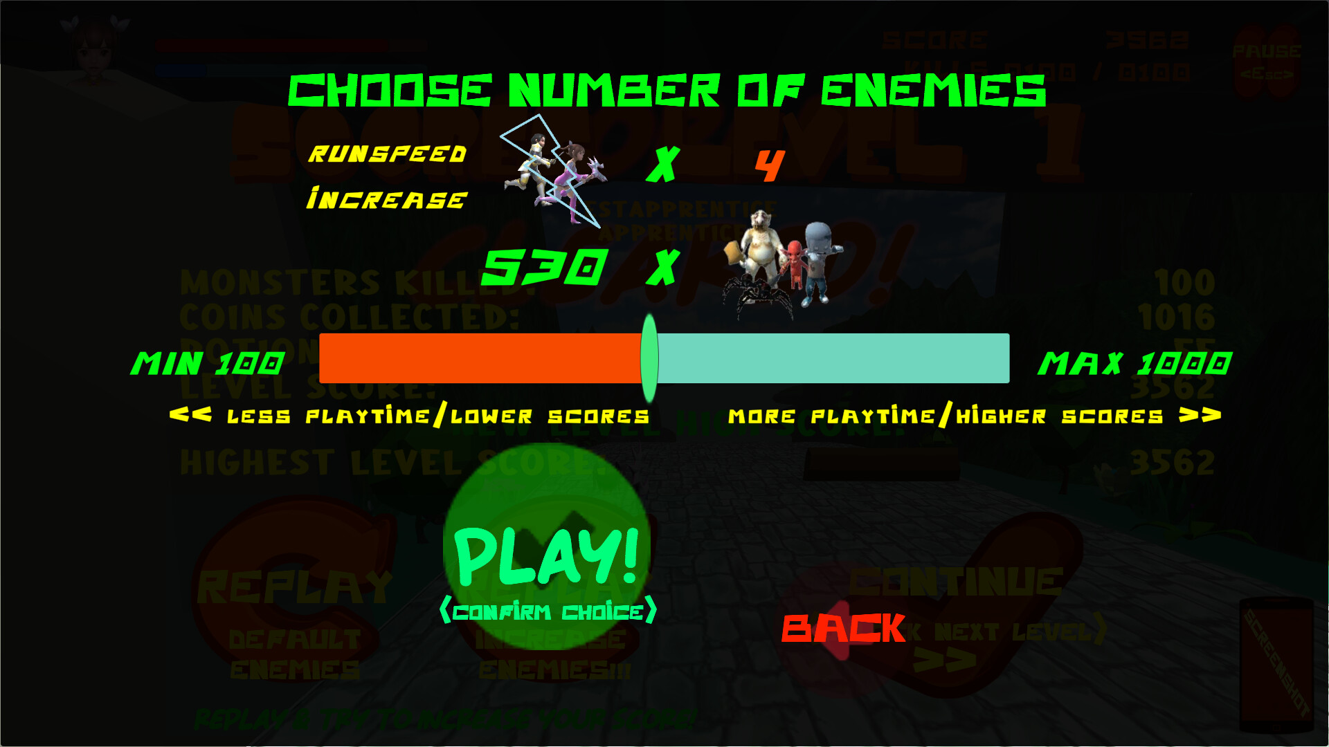 Marmargee Fighter Girl vs. Zombies & Monsters! screenshot 11