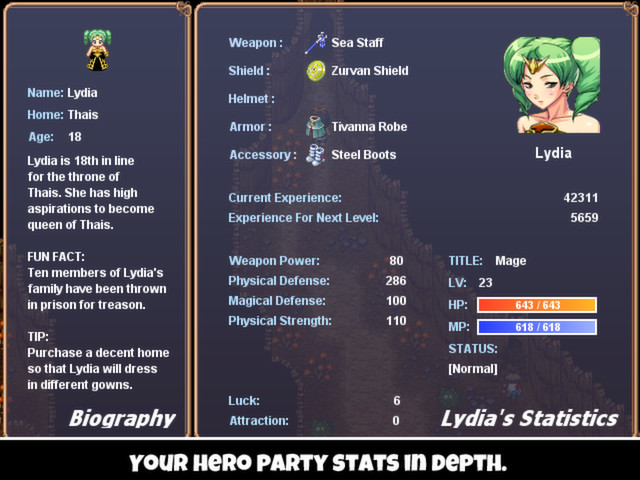 Aveyond 3-2: Gates of Night screenshot 21