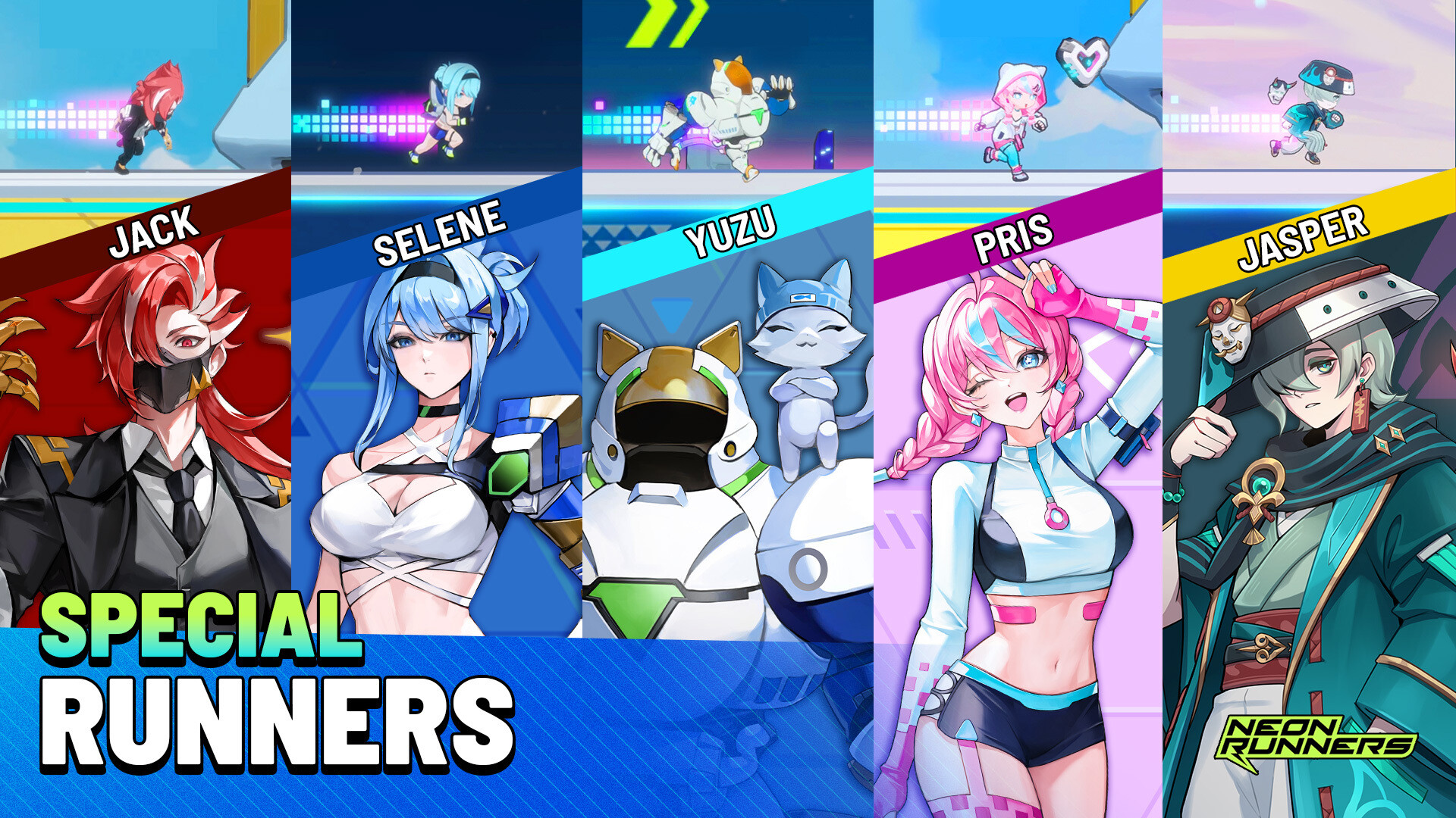 Neon Runners: Craft & Dash screenshot 7