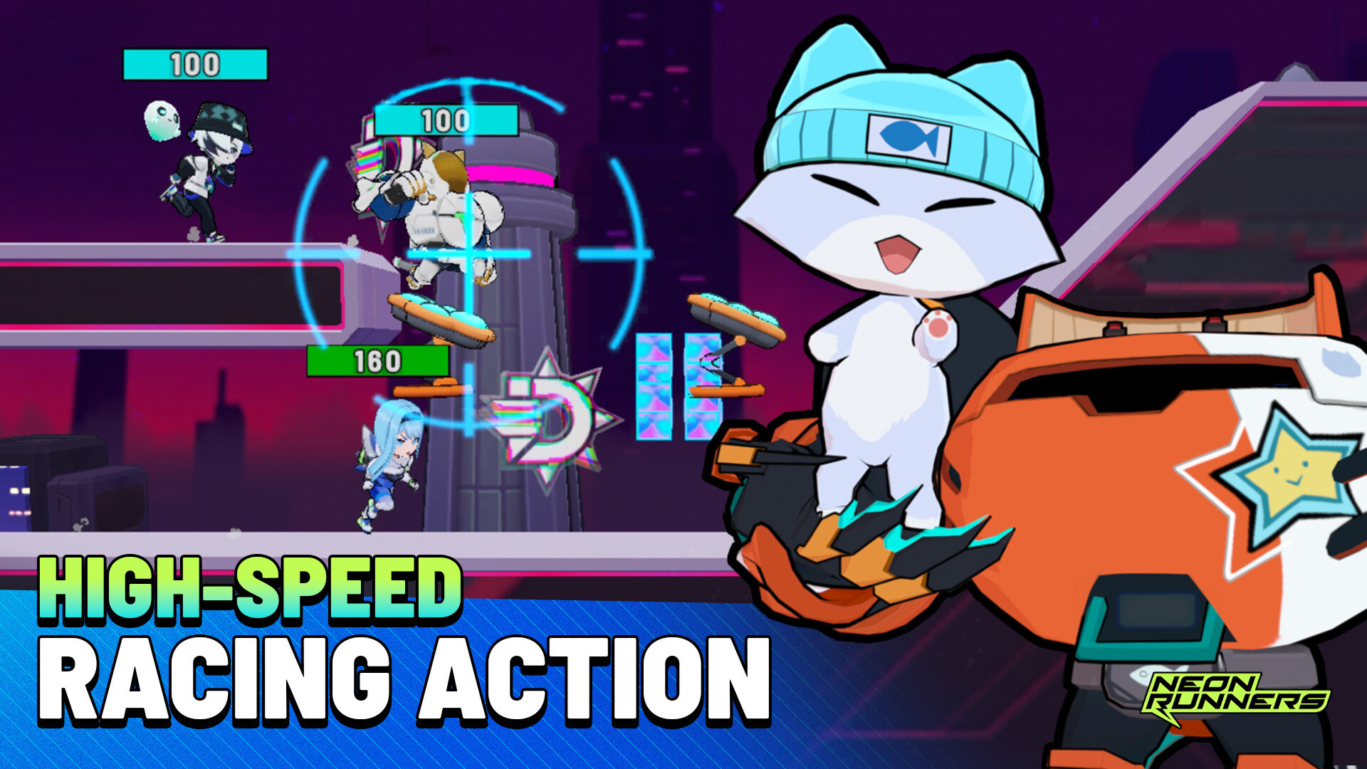 Neon Runners: Craft & Dash screenshot 3