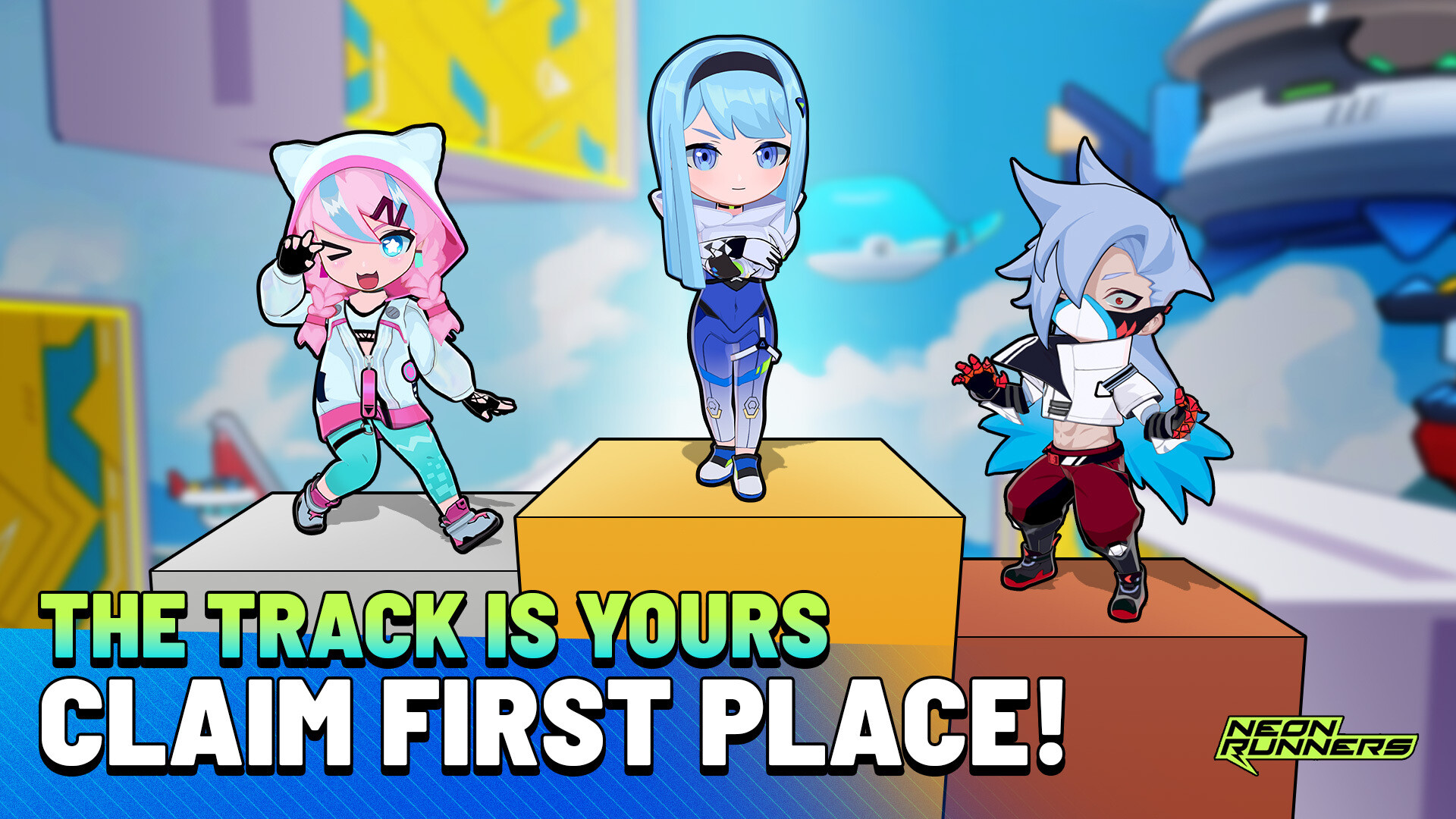 Neon Runners: Craft & Dash screenshot 2