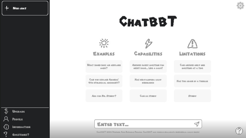 ChatBBT screenshot 1