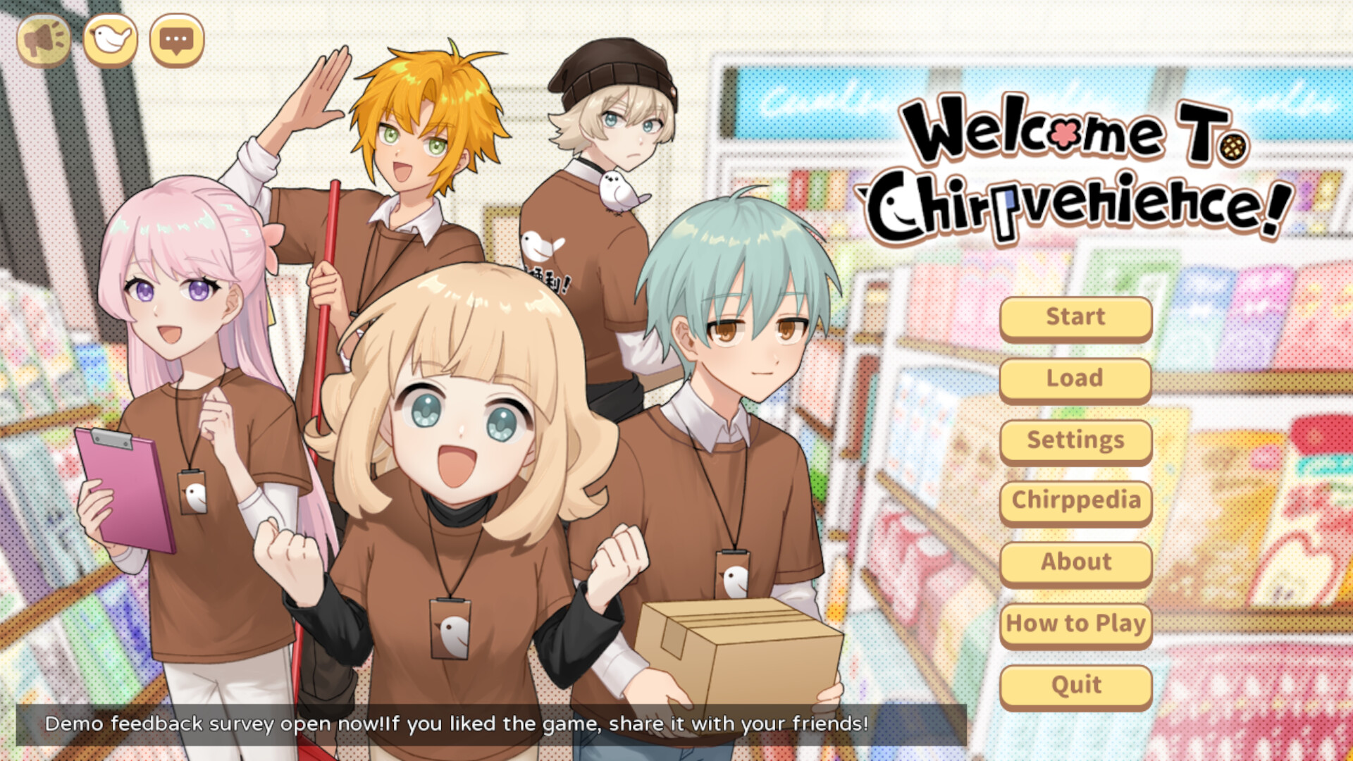 Welcome to Chirpvenience screenshot 1
